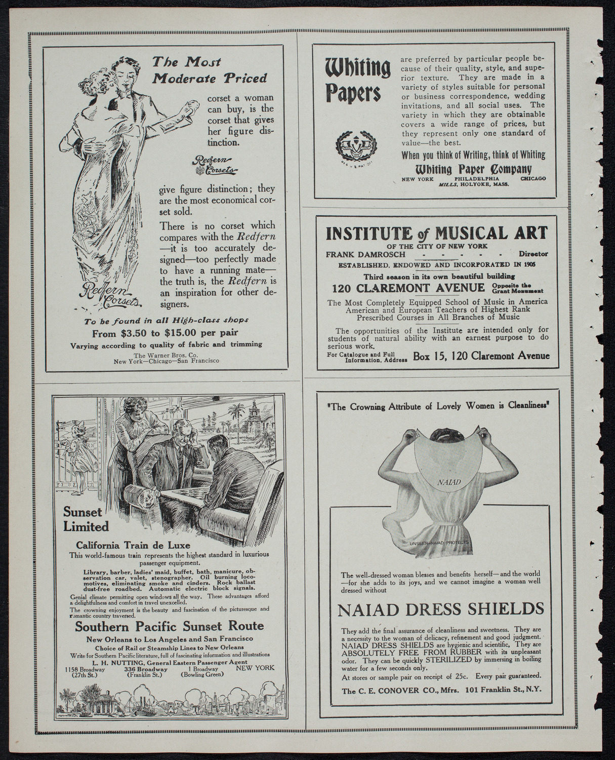 Boston Symphony Orchestra, February 20, 1913, program page 2