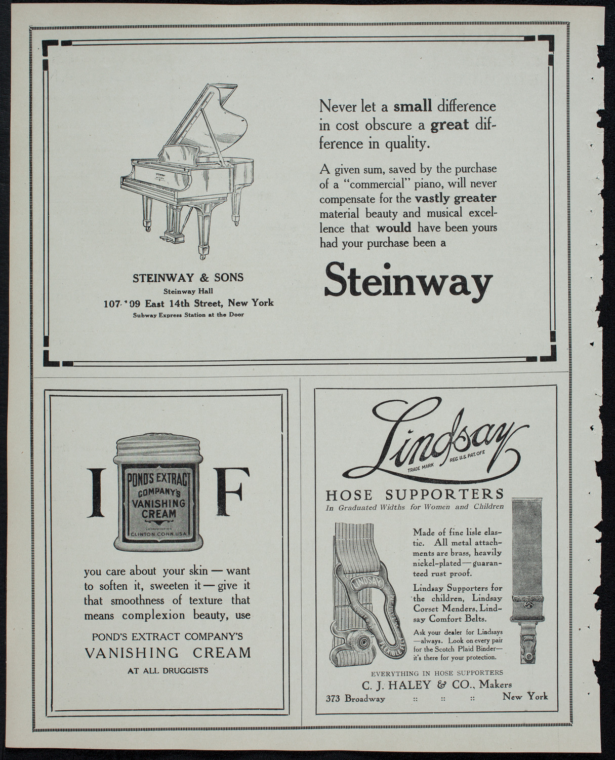New York Philharmonic, March 7, 1913, program page 4