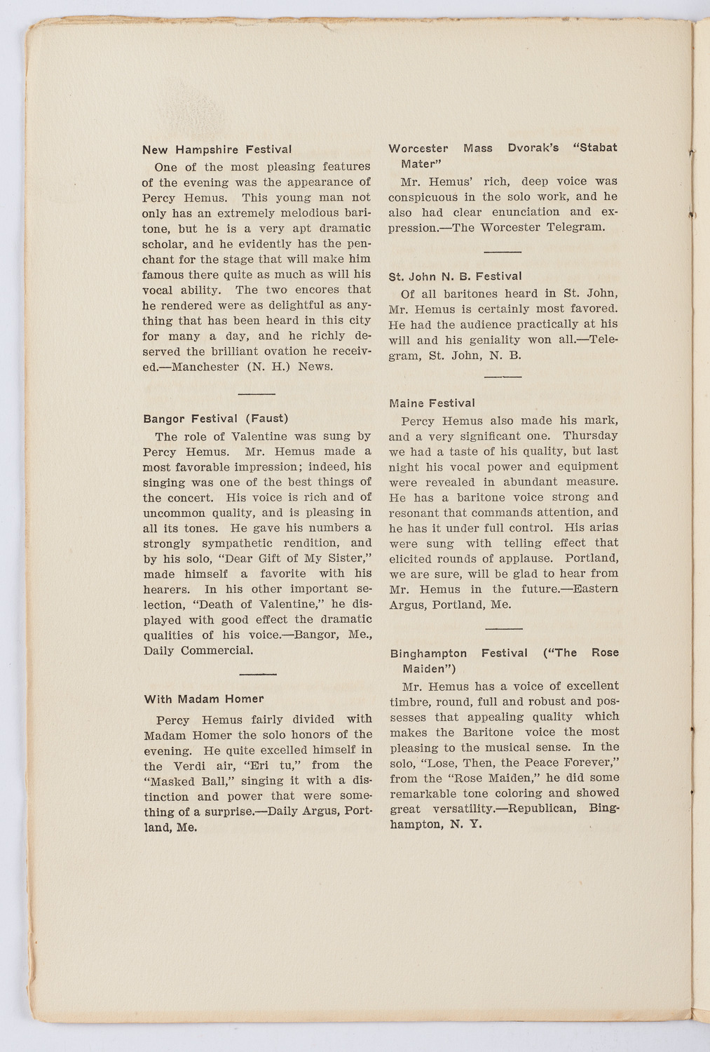 Men's Mass Meeting/ New York Festival Chorus and Orchestra, 1906