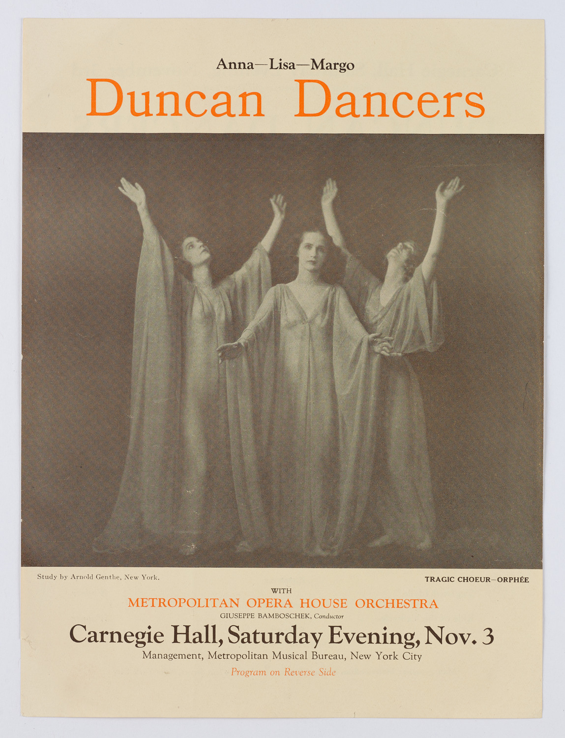 Duncan Dancers, November 3, 1923