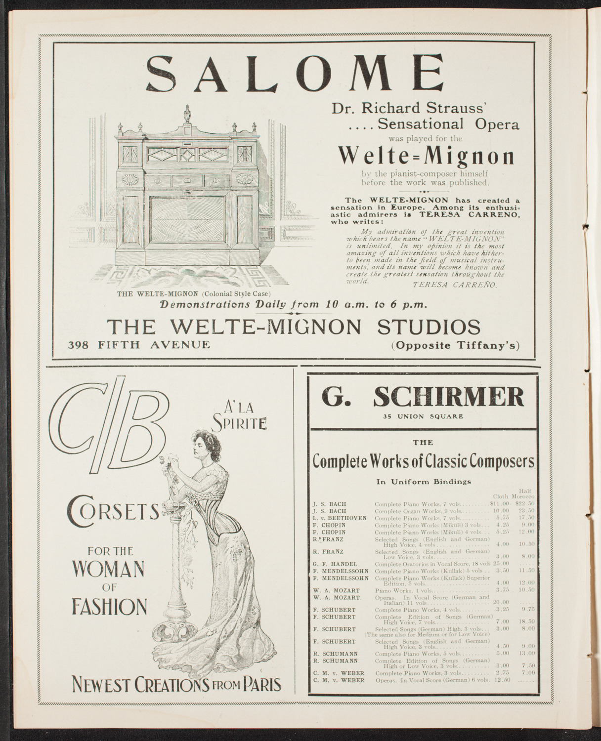 Symphony Concert for Young People, March 30, 1907, program page 8
