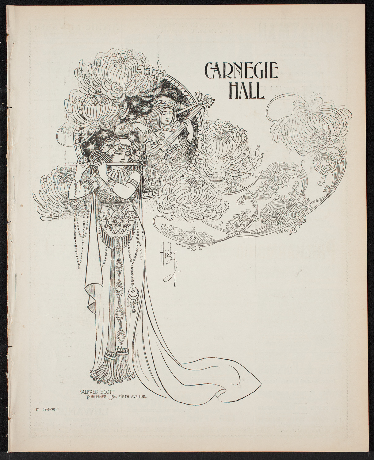 Jan Kubelik, Violin, with Jessie Shay, Piano, December 7, 1901, program page 1