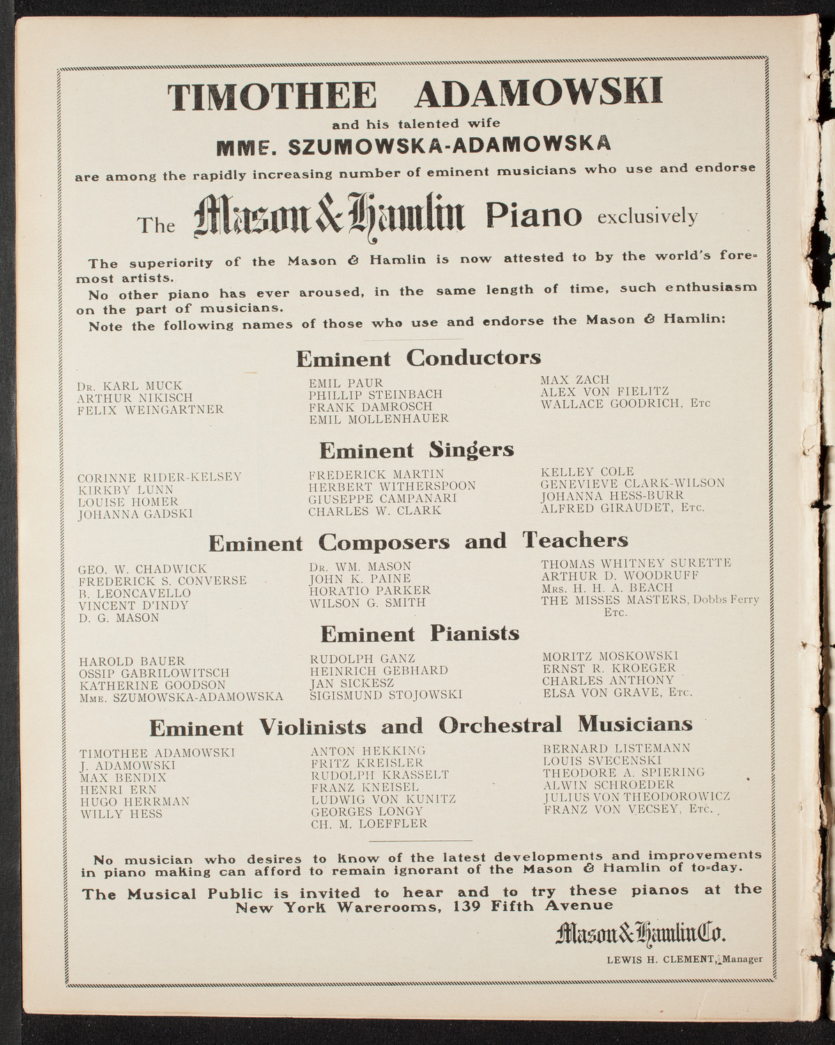 Graduation: Manhattan College, June 16, 1908, program page 10