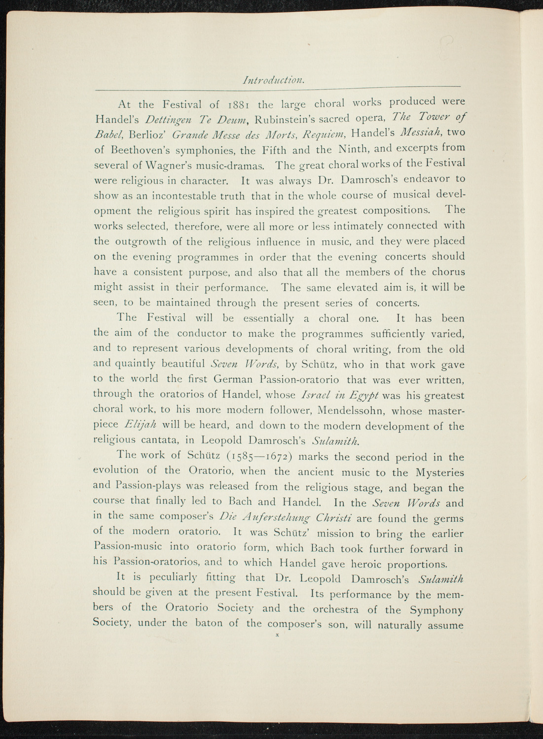 Opening Week Music Festival: Opening Night of Carnegie Hall, May 5, 1891, program notes page 14