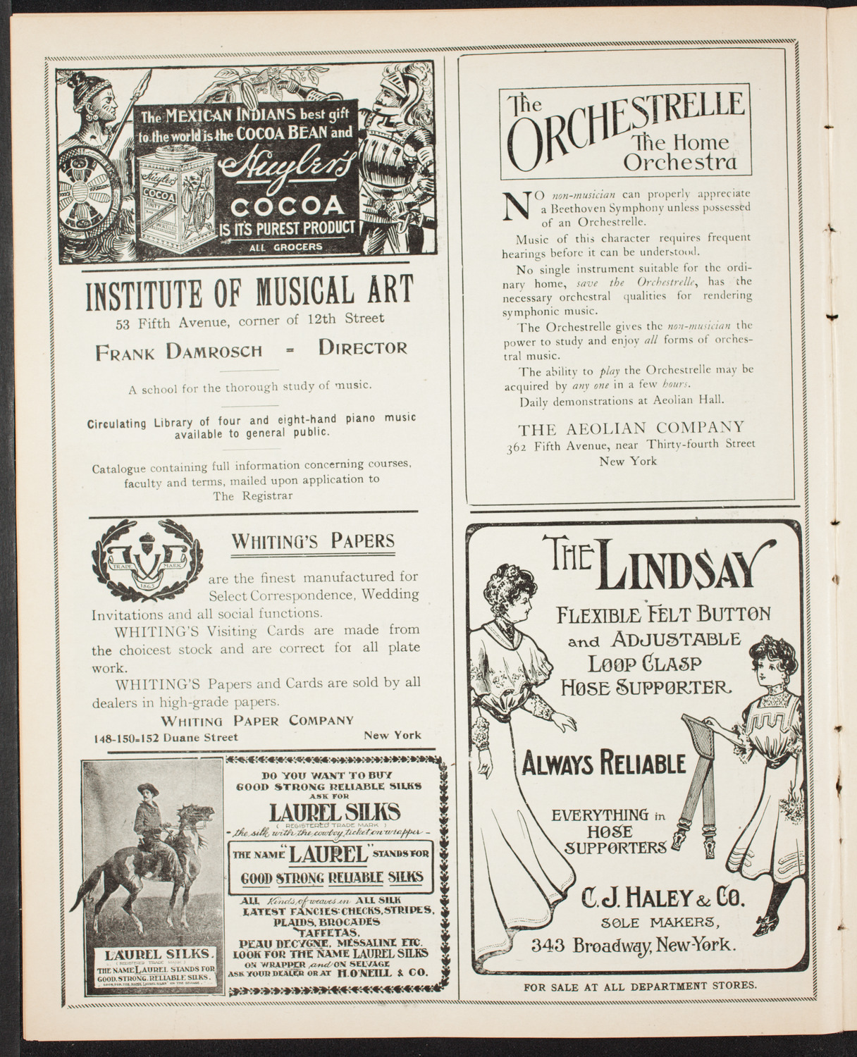 New York Philharmonic, March 15, 1907, program page 6