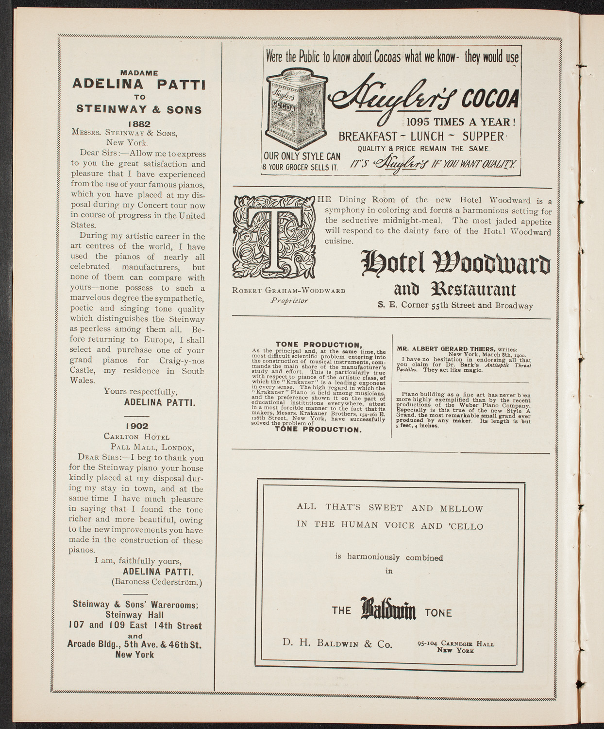 Ferruccio Busoni, Piano, February 25, 1904, program page 4