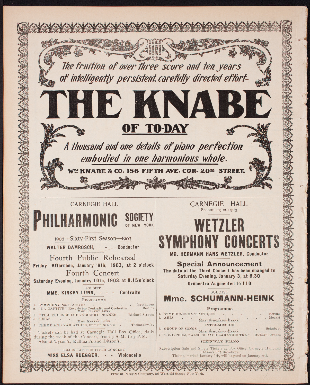 Symphony Concert for Young People, December 20, 1902, program page 12