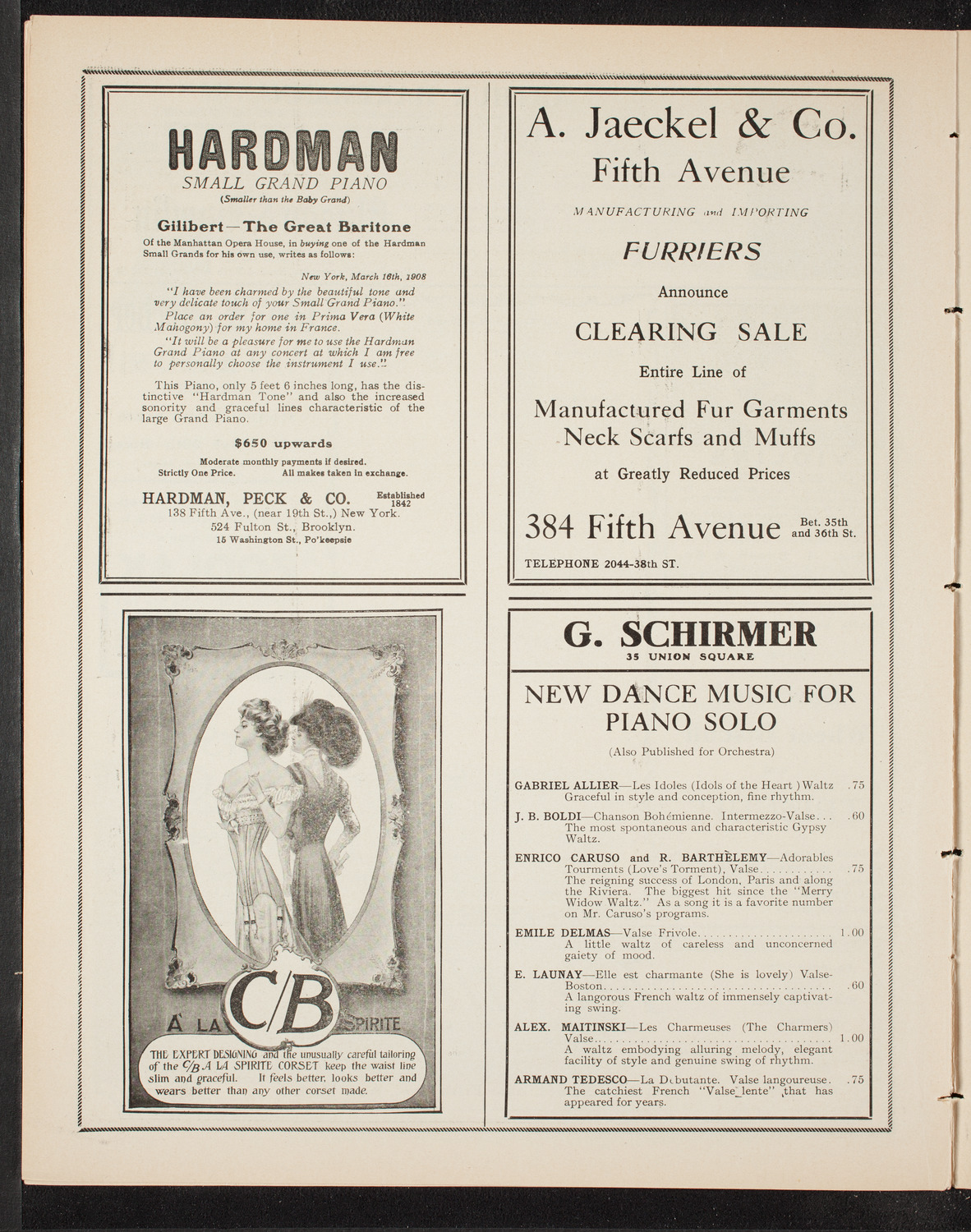 Tribute: Abraham Lincoln, February 12, 1909, program page 8