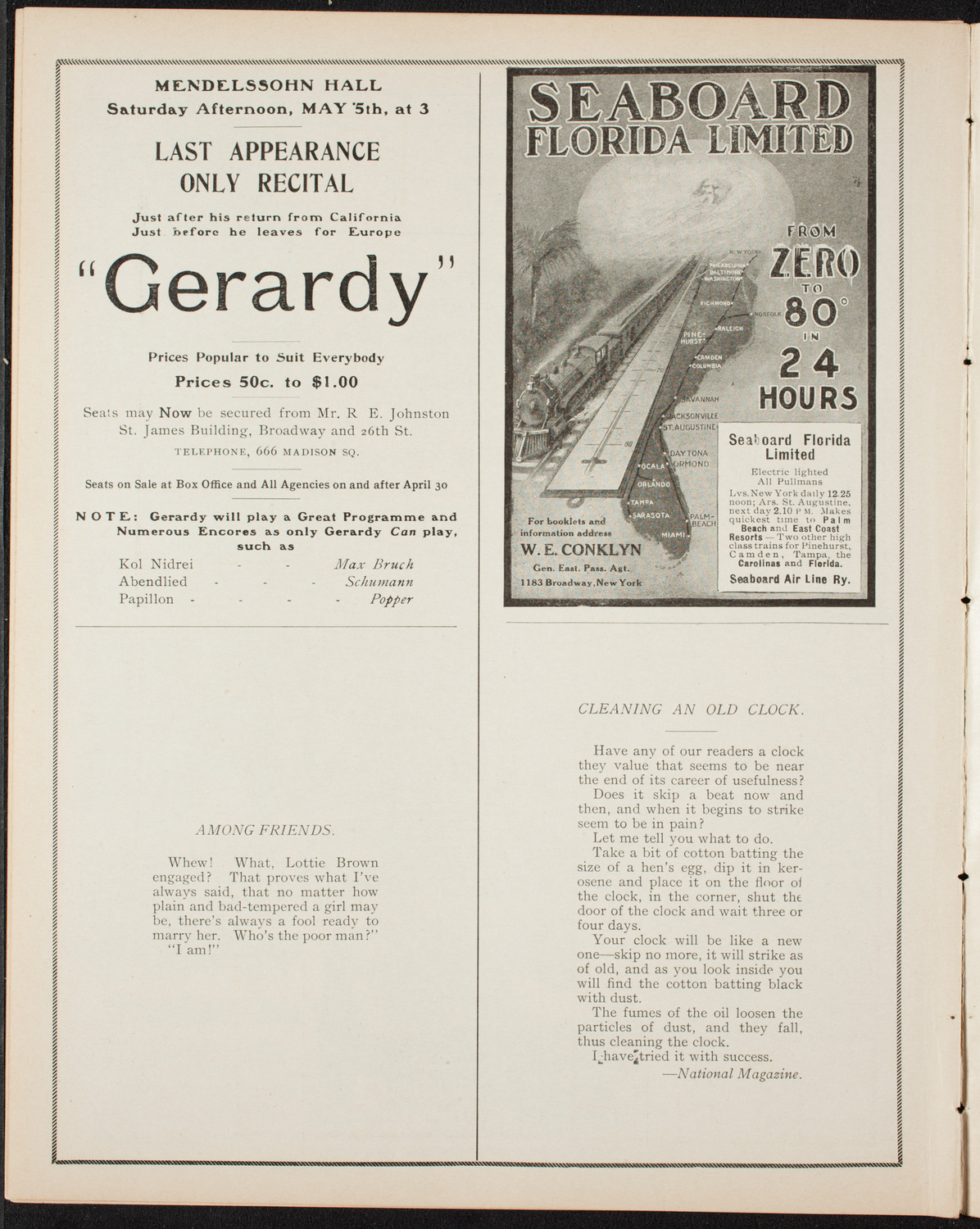 People's Symphony Concert, April 21, 1906, program page 10
