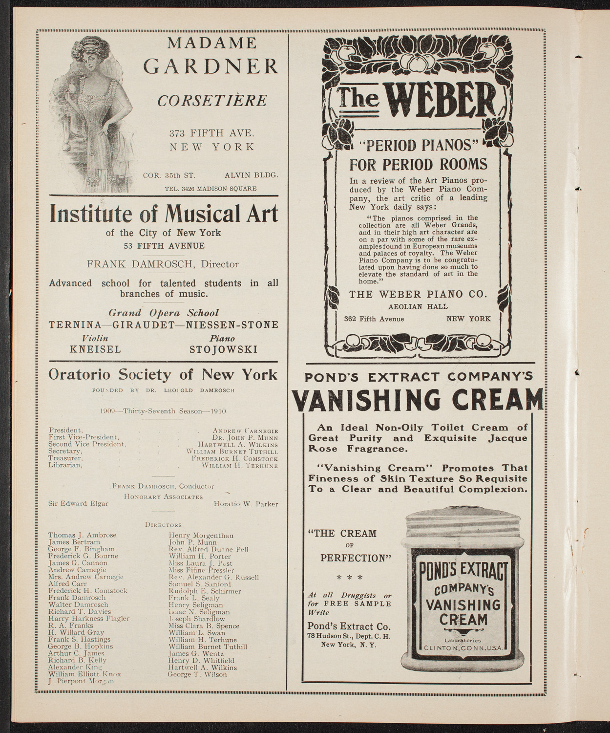 Elmendorf Lecture: Norway: The Land of the Midnight Sun, December 19, 1909, program page 6