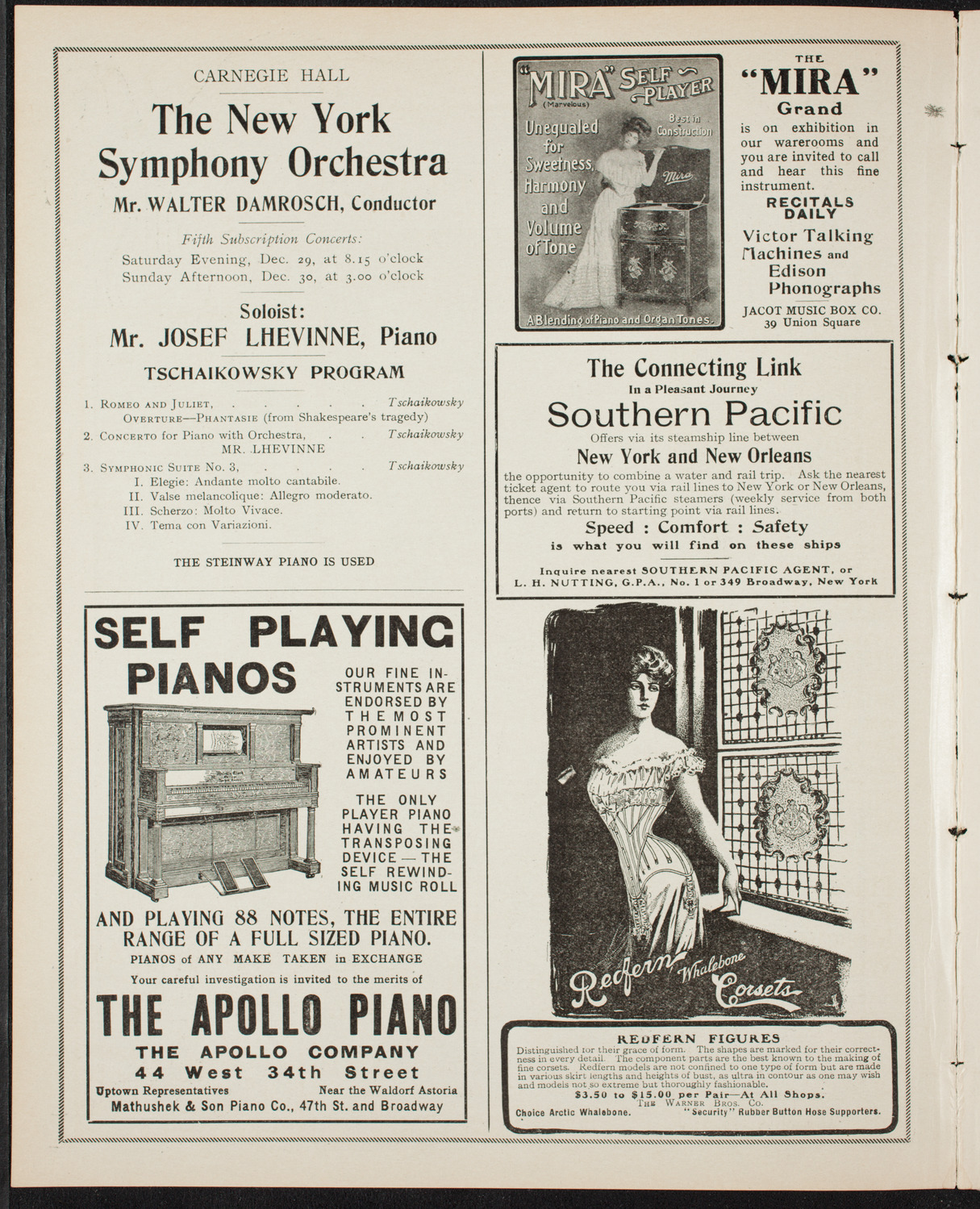 New York Festival Chorus and Orchestra, December 23, 1906, program page 2