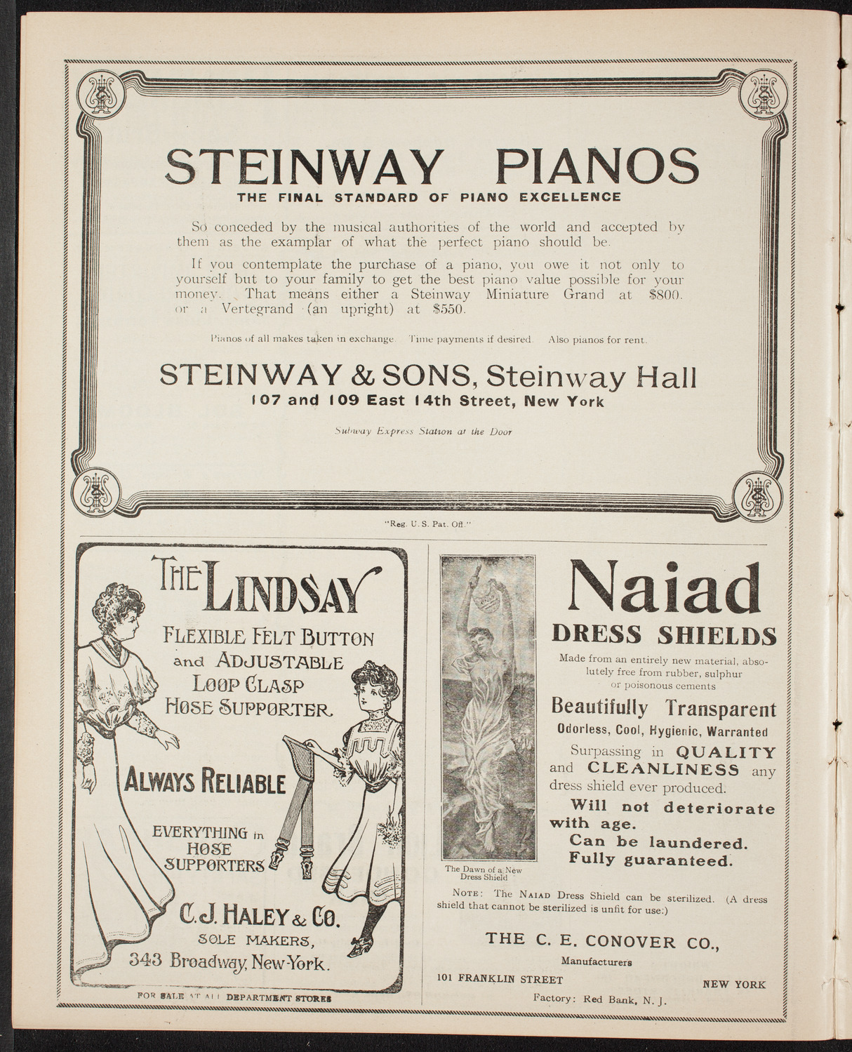 Russian Symphony Society of New York, January 30, 1908, program page 4