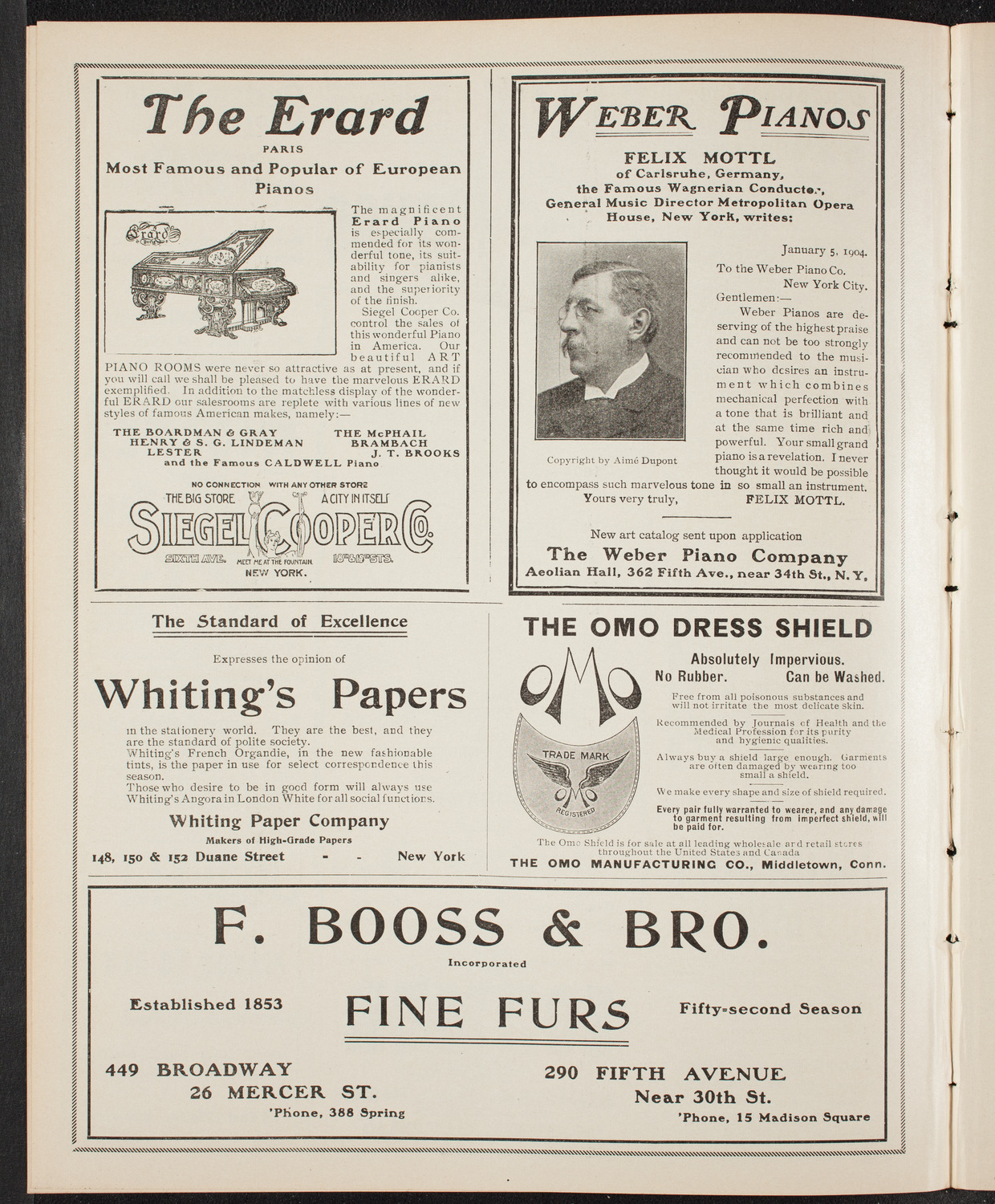 New York Philharmonic, December 2, 1904, program page 6