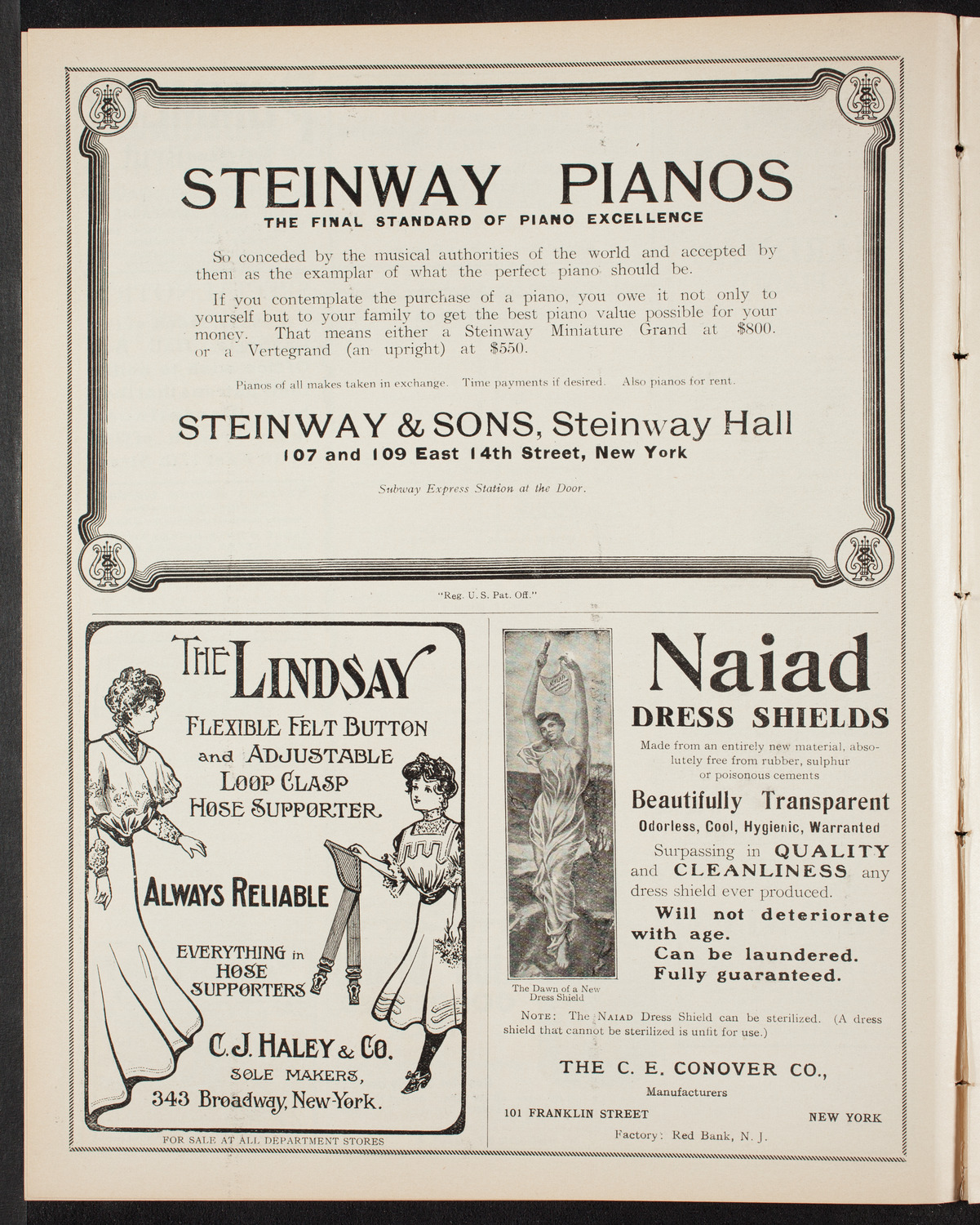 Russian Symphony Society of New York, November 14, 1907, program page 4