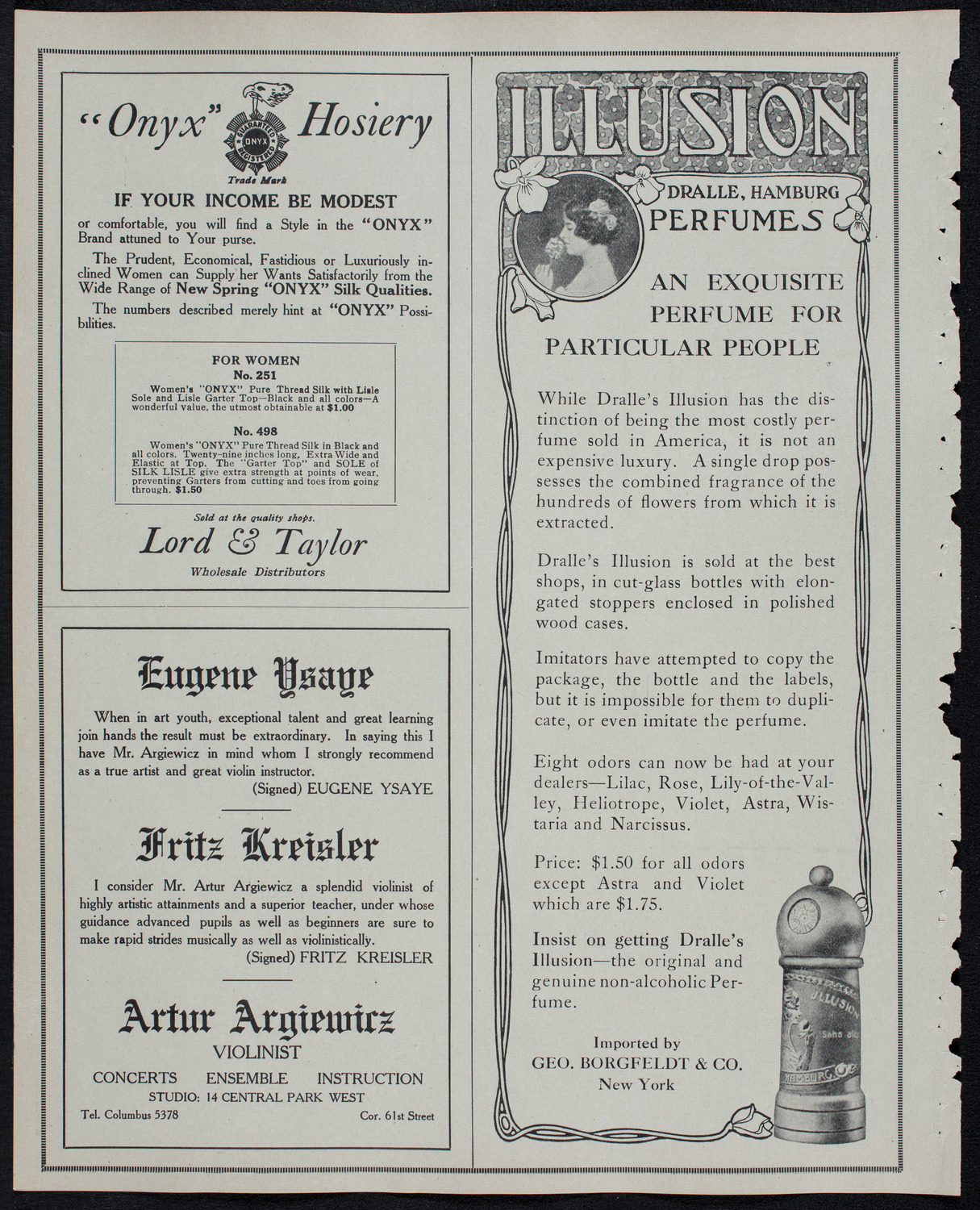 Russian Symphony Society of New York, January 18, 1913, program page 8