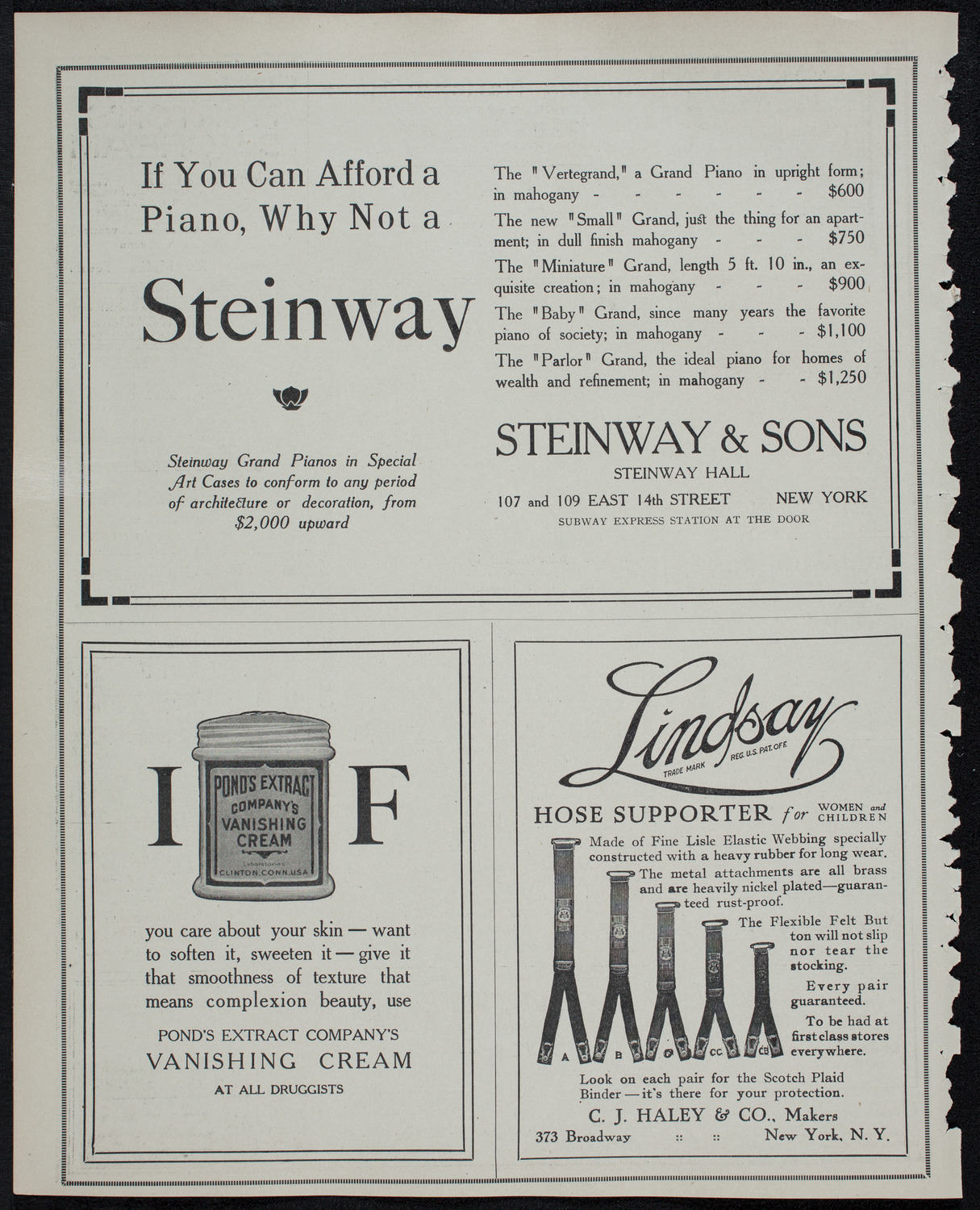 Volpe Symphony Society of New York, January 7, 1913, program page 4
