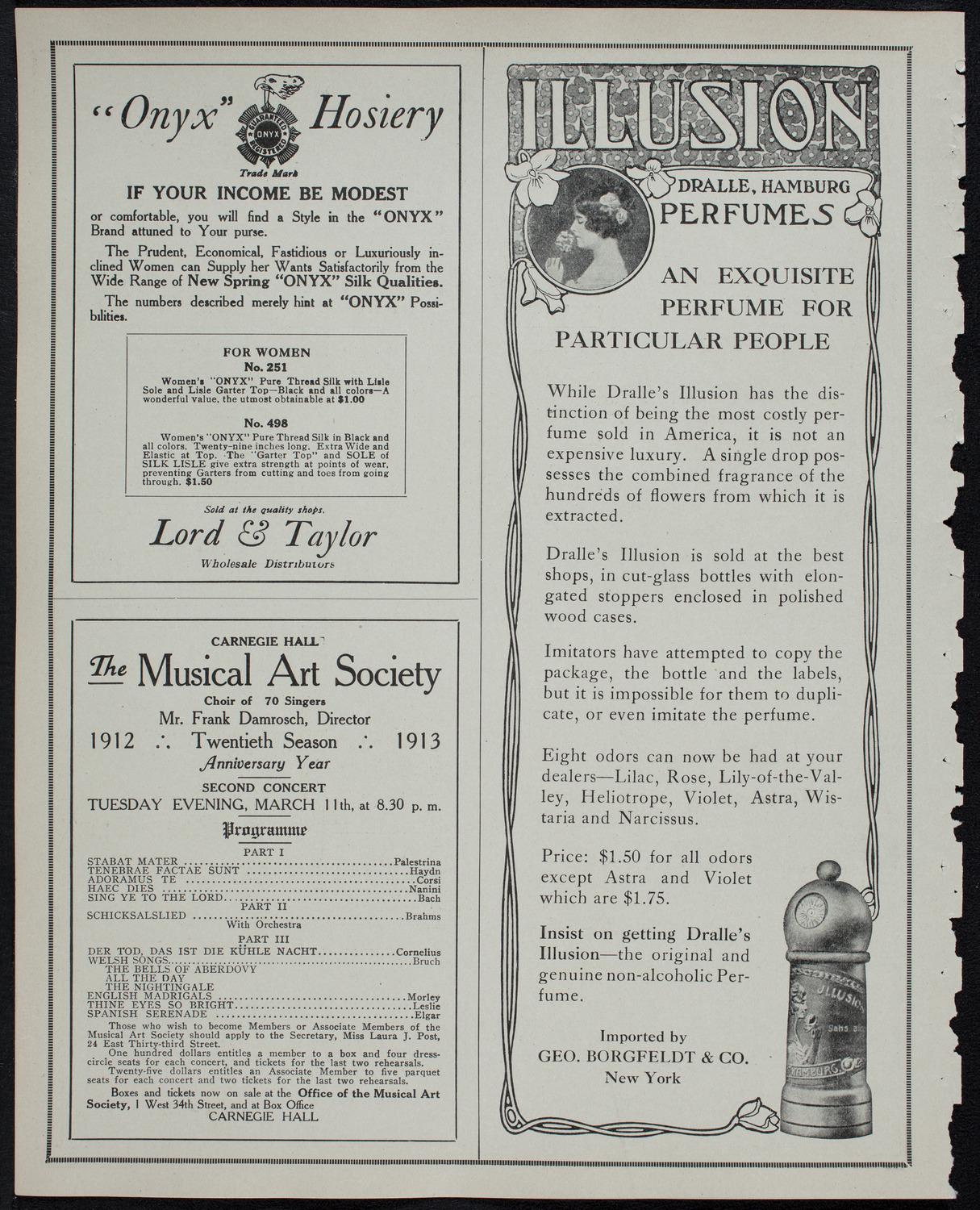 Lecture by Angus Hamilton, February 19, 1913, program page 8