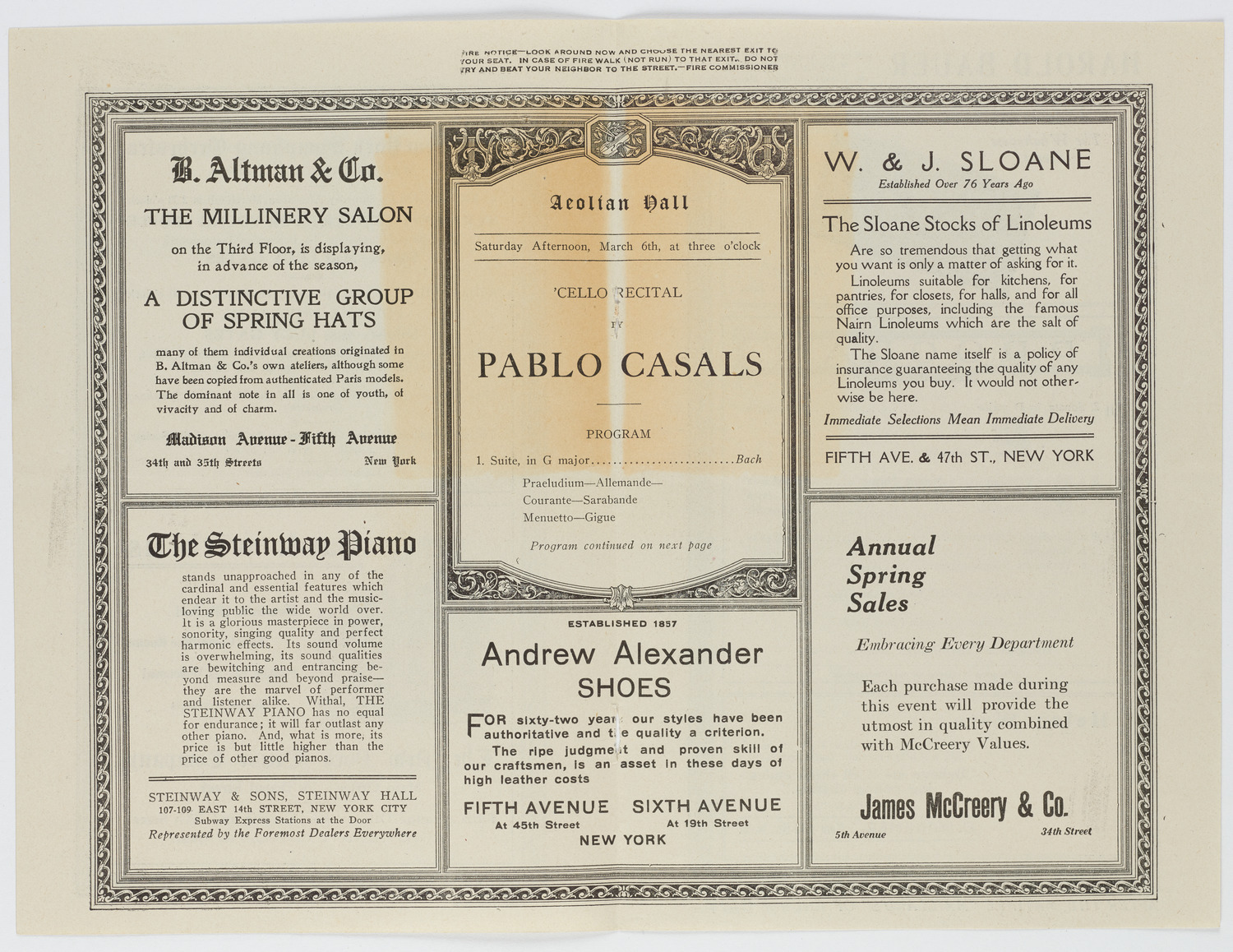 Symphony Concert for Young People, March 6, 1920