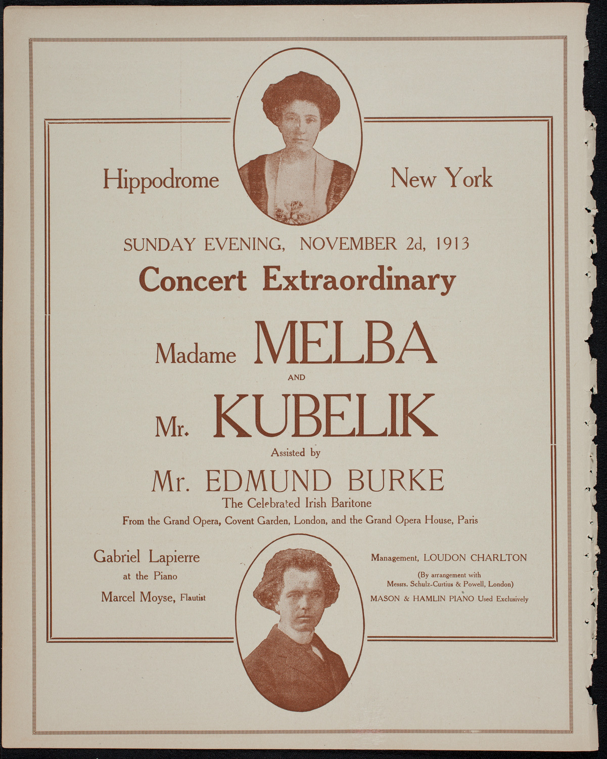Elmendorf Lecture: Ceylon and the Sinhalese, October 26, 1913, program page 10