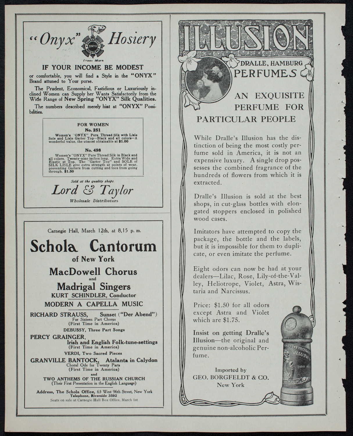 New York Philharmonic, March 7, 1913, program page 8