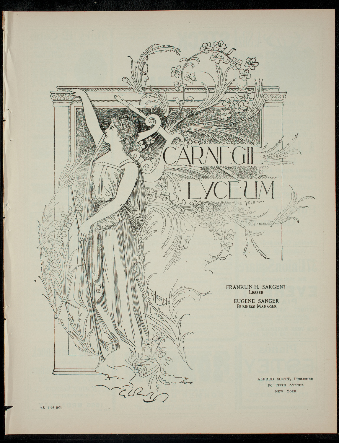 The Children's Theatre, January 26, 1901, program page 1