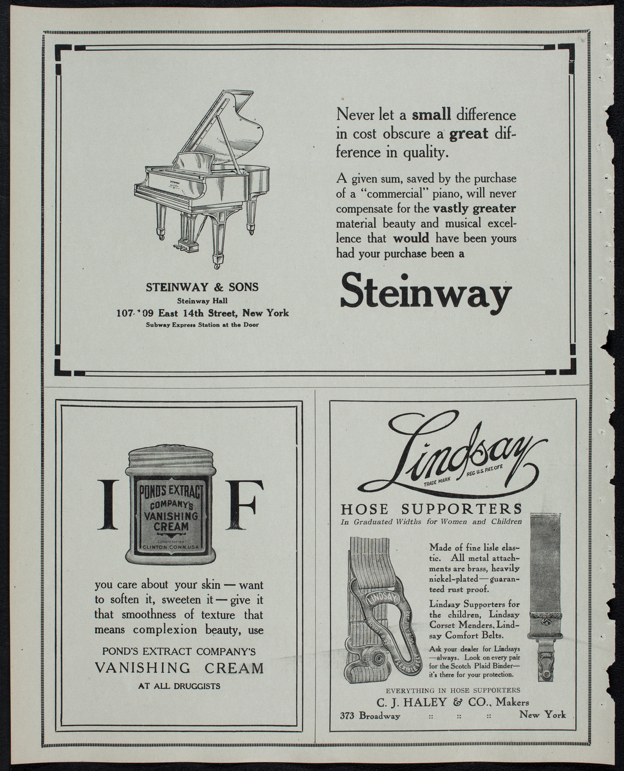 New York Philharmonic, March 6, 1913, program page 4