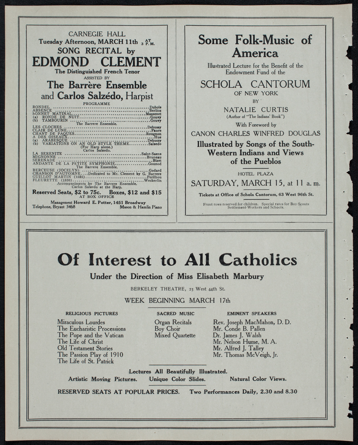 Hampton Musical and Historical Pageant, March 10, 1913, program page 10