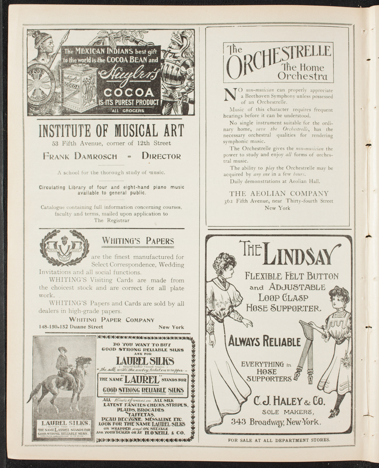 Graduation: New York Law School, June 13, 1907, program page 6