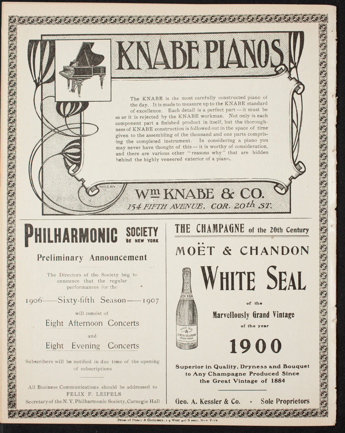 Elmendorf Lecture: Southern Italy, March 26, 1906, program page 12