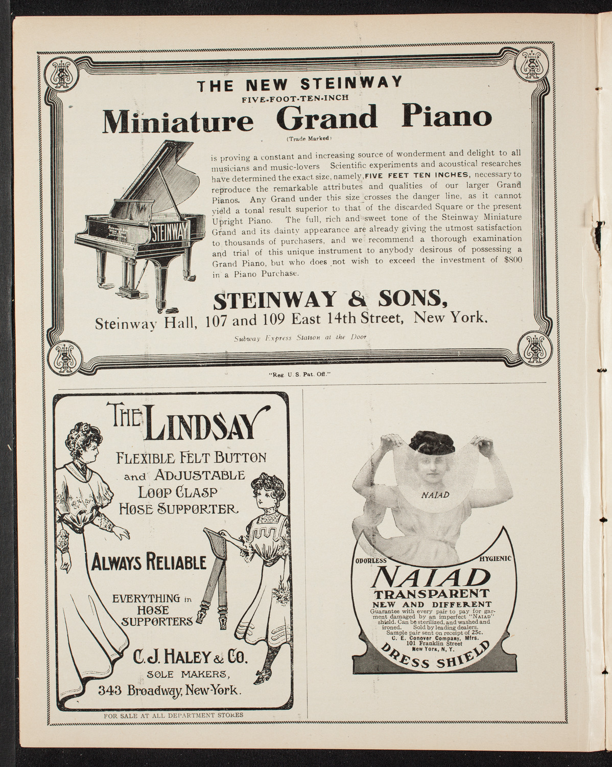 Harold Bauer, Piano, April 21, 1908, program page 4