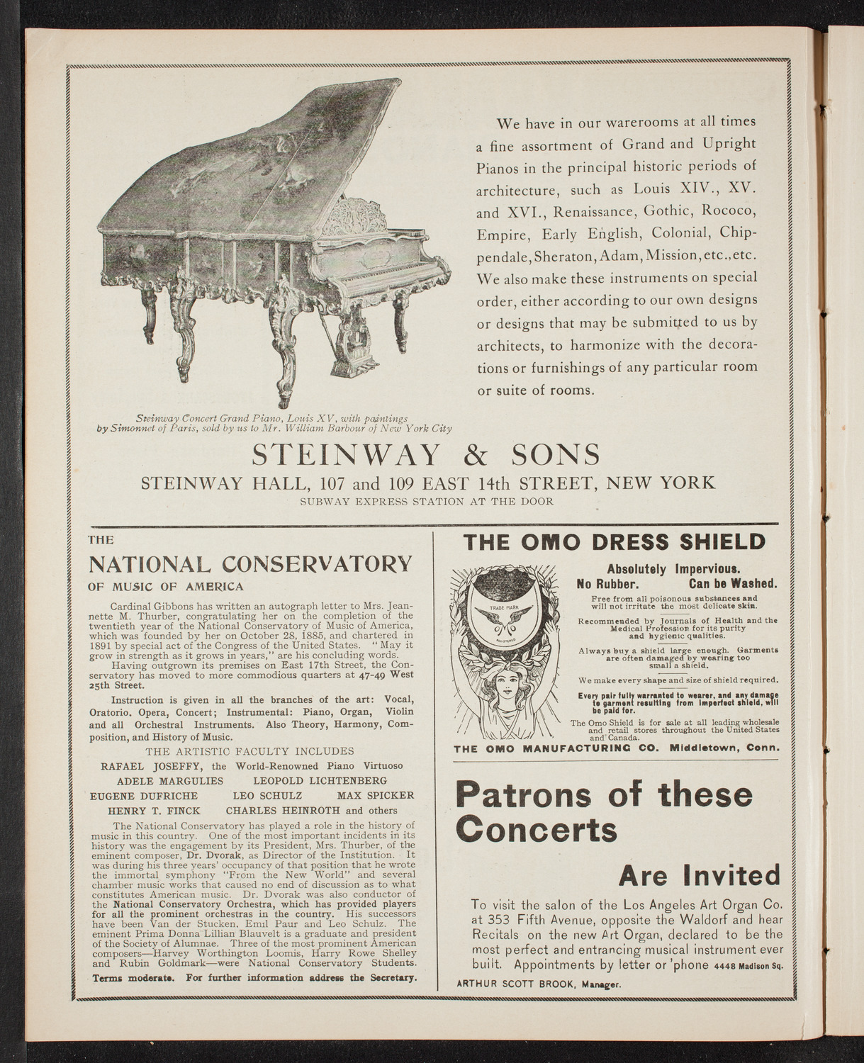 Benefit: St. Mark's Hospital, November 25, 1905, program page 4