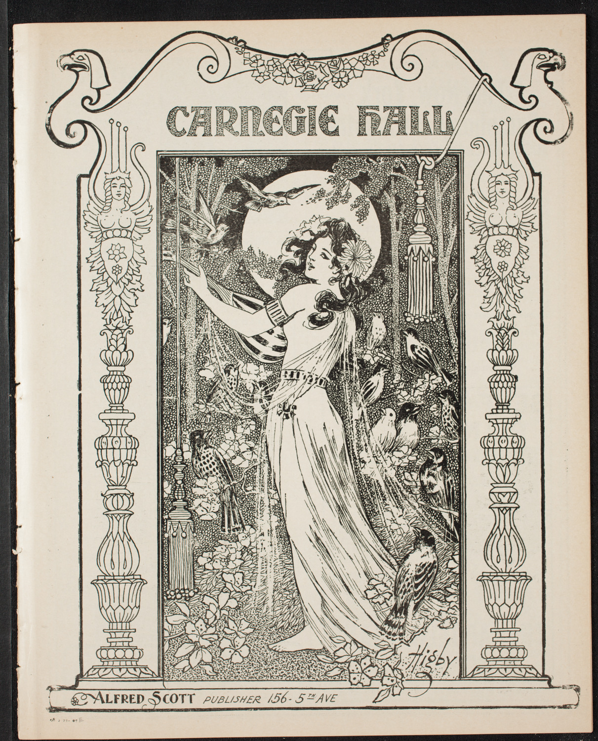 Boston Symphony Orchestra, February 21, 1907, program page 1
