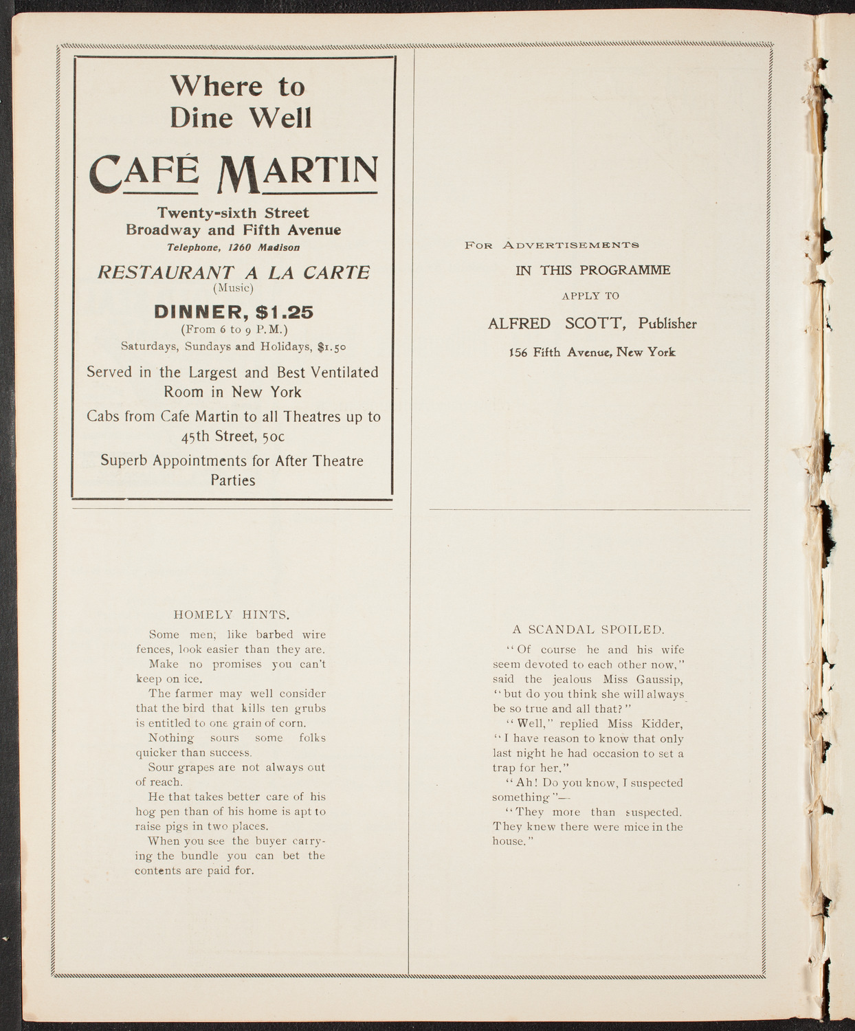 Graduation: College of the City of New York, June 23, 1904, program page 10