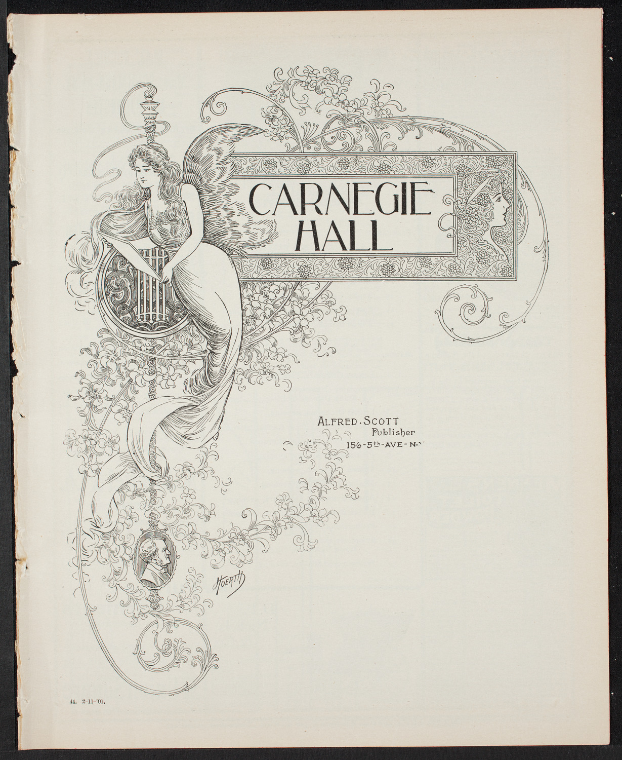 Benefit: Lincoln Memorial University, February 11, 1901, program page 1