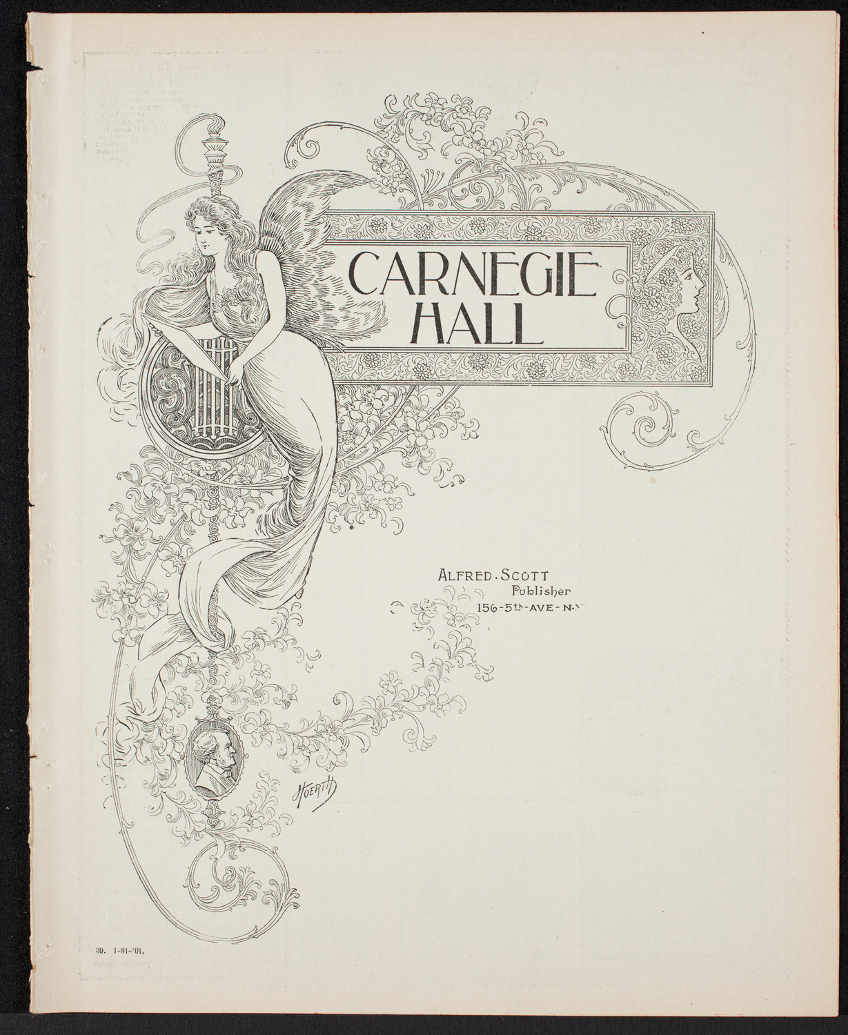 Lecture by Winston Churchill, January 31, 1901, program page 1