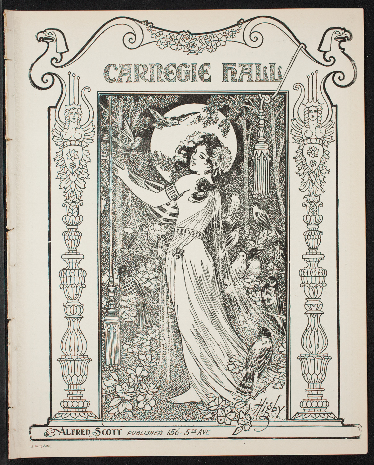 Yvette Guilbert and Albert Chevalier, October 13, 1906, program page 1