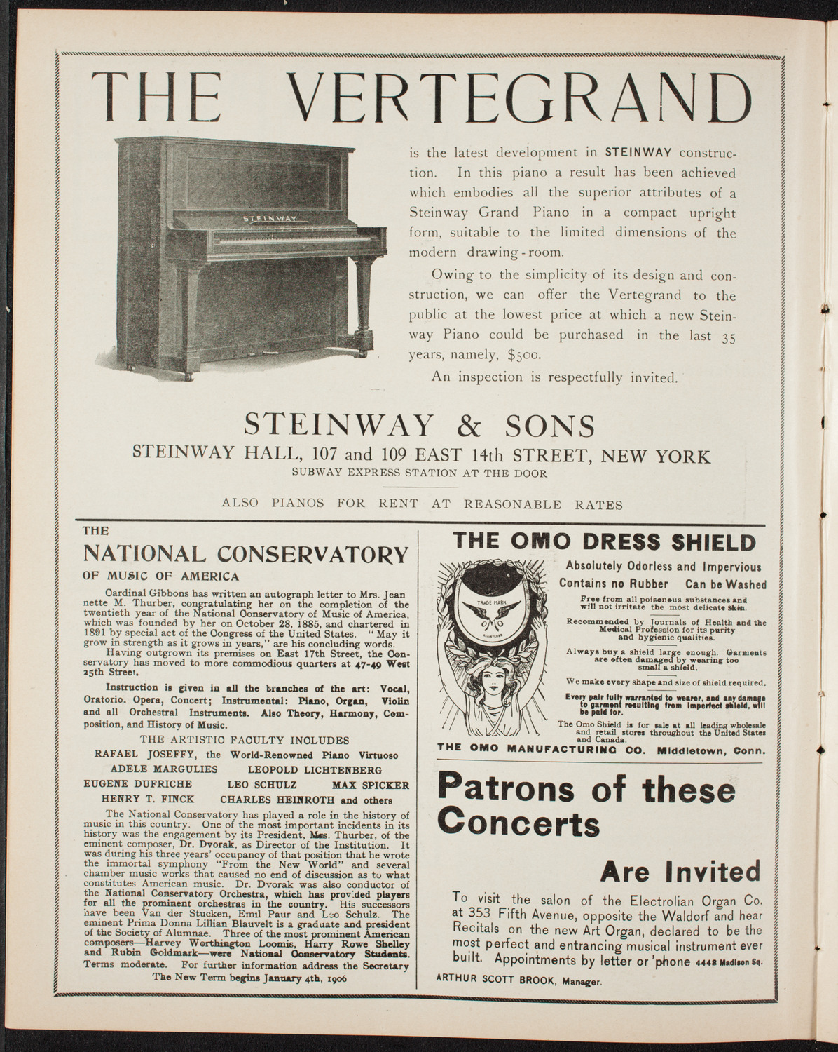 Musurgia of New York, April 24, 1906, program page 4