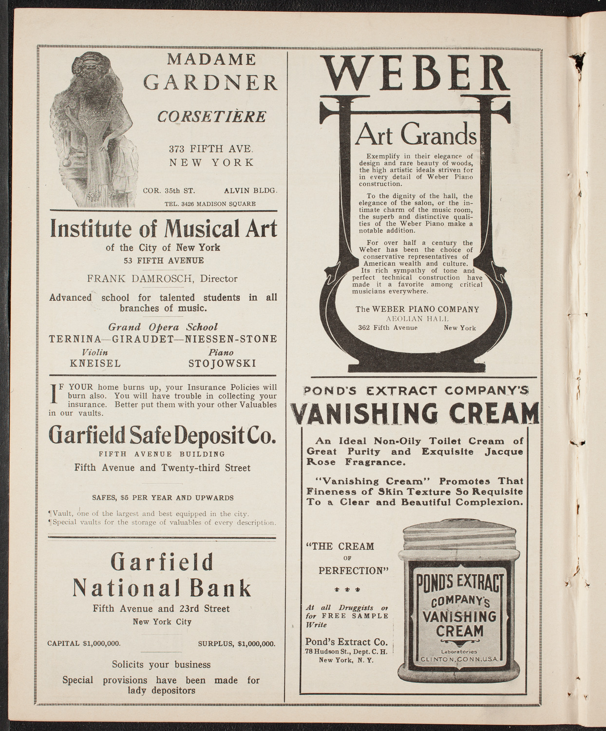 Russian Symphony Society of New York, March 3, 1910, program page 6