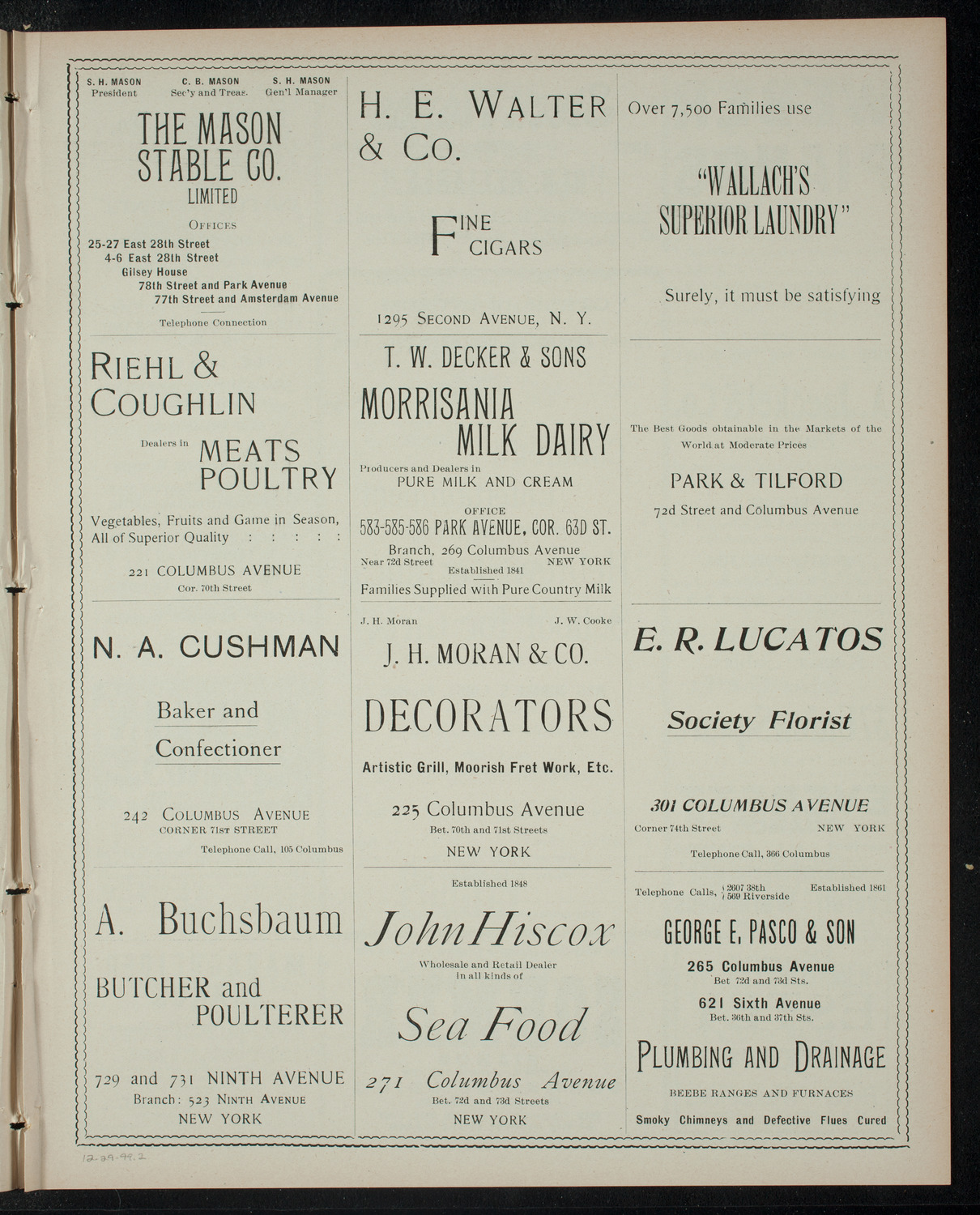 Children's Entertainment for the Benefit of the Hebrew Technical School for Girls, December 29, 1899, program page 3