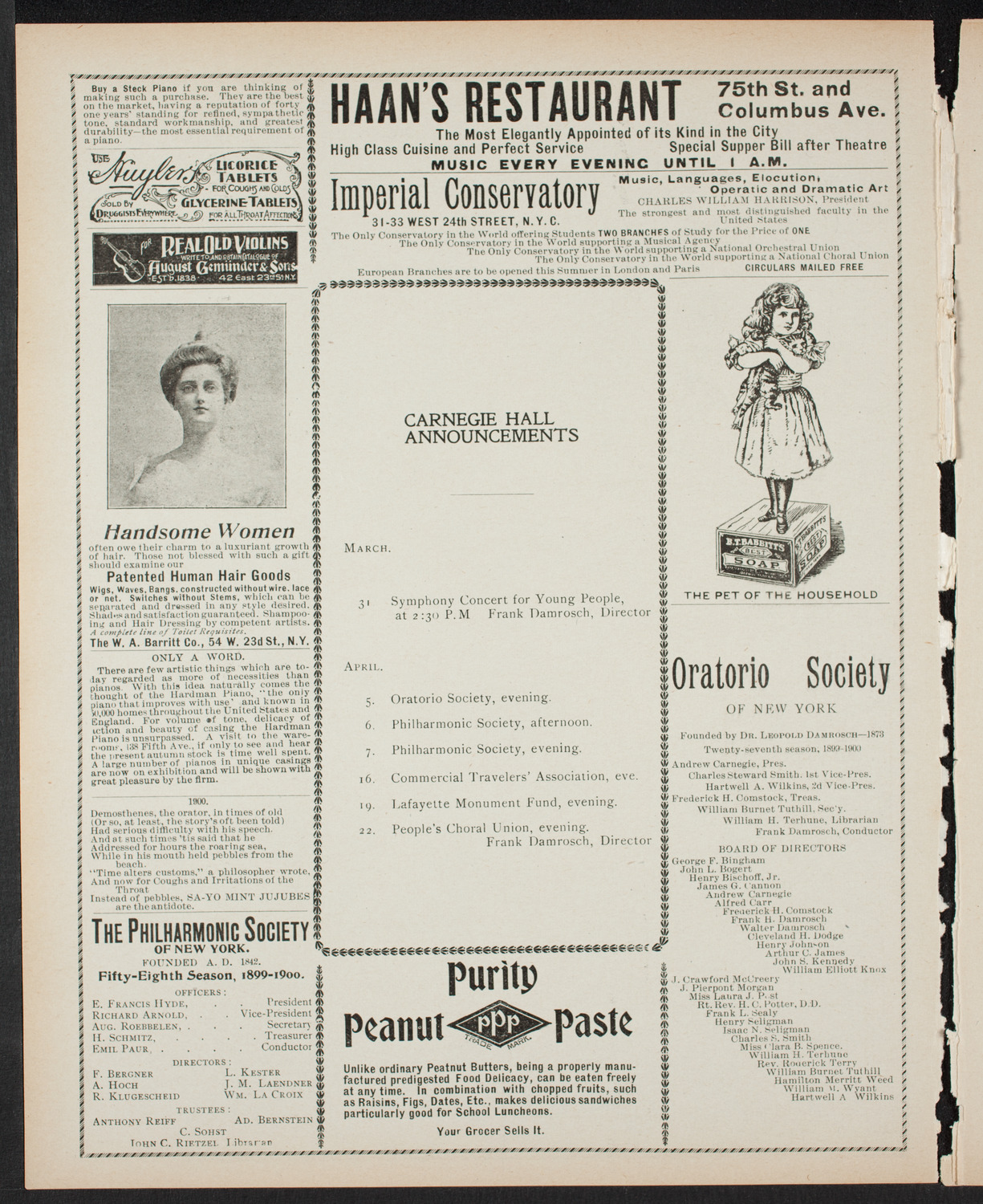 Mass Meeting in the Interests of the People of Puerto Rico, March 29, 1900, program page 2