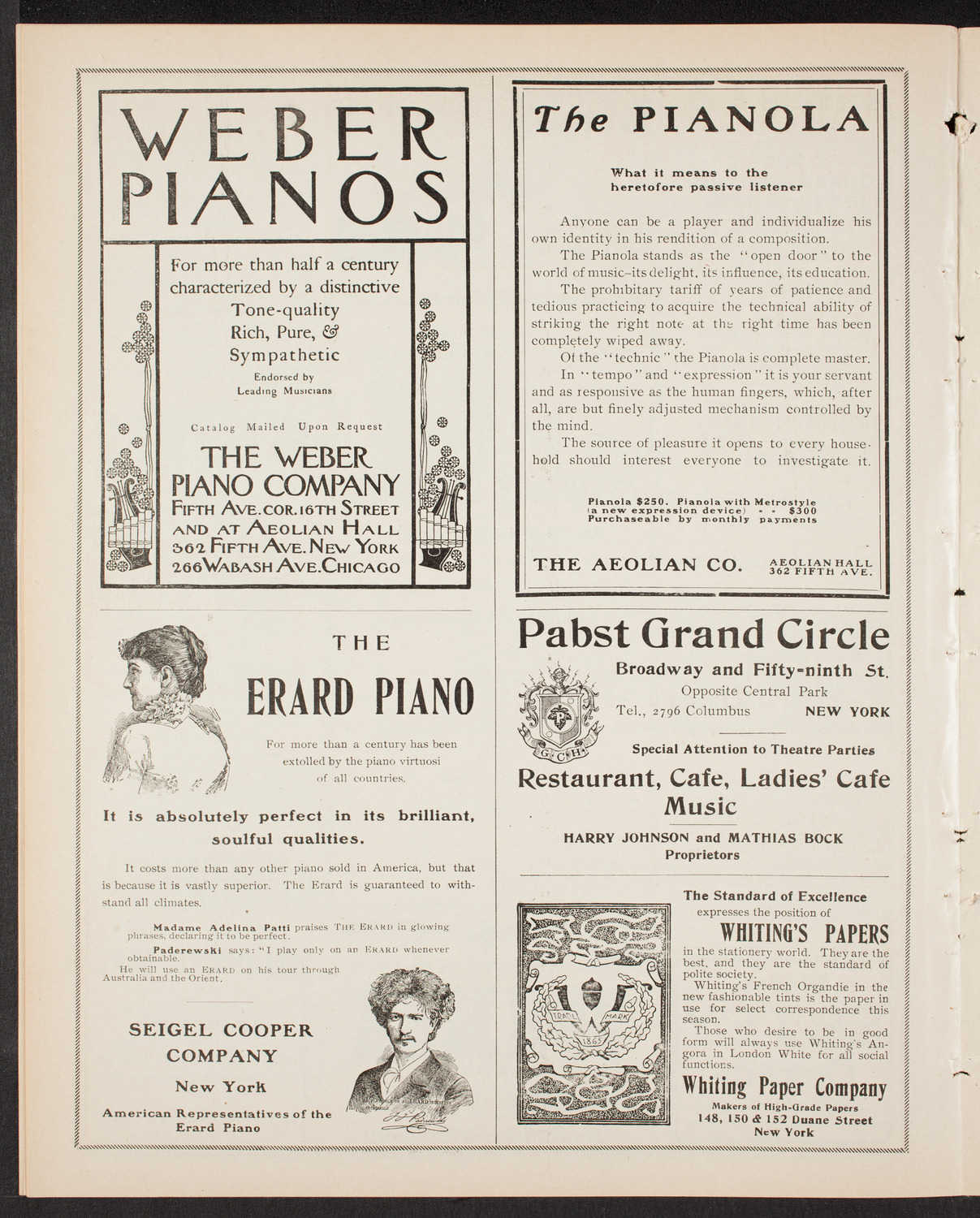 New York Symphony Orchestra, December 13, 1903, program page 6