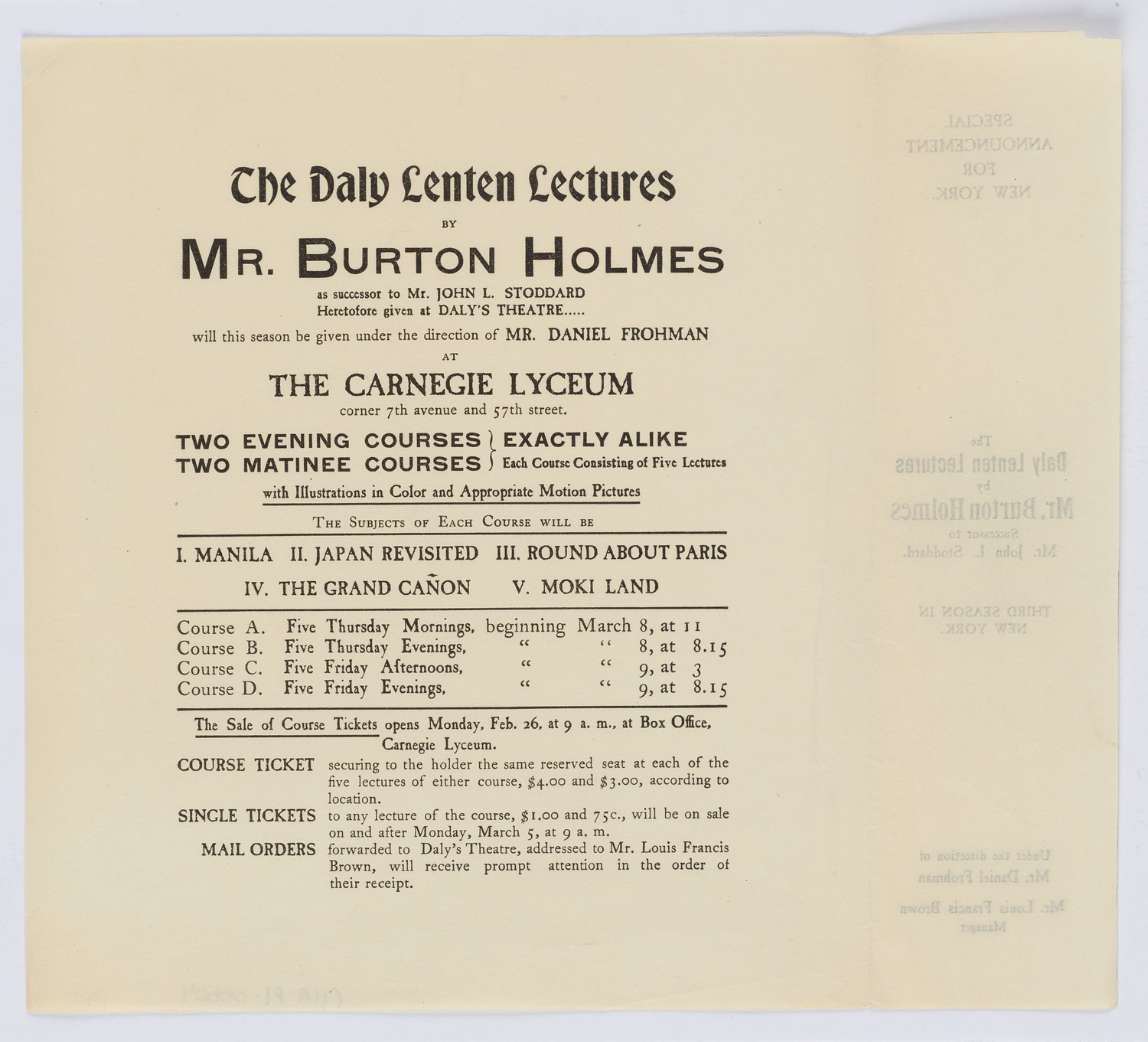 Burton Holmes Travelogue: Manila, March 1900