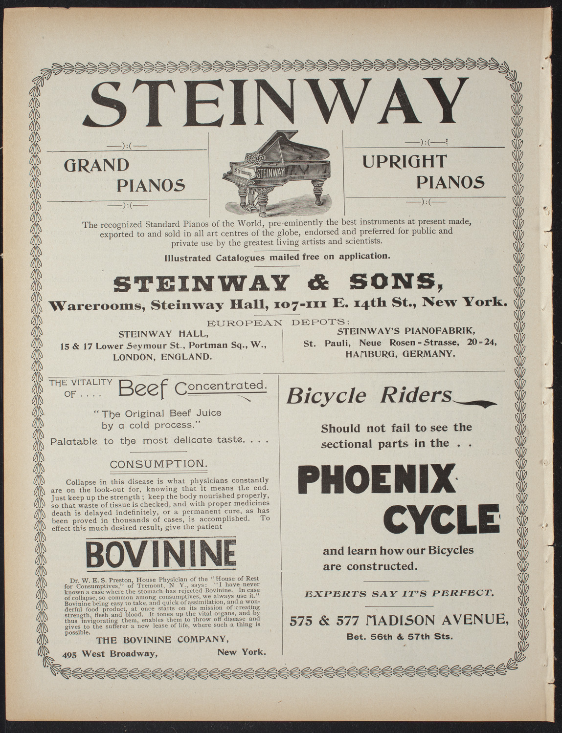 Reading by F. Hopkinson Smith, April 24, 1897, program page 8