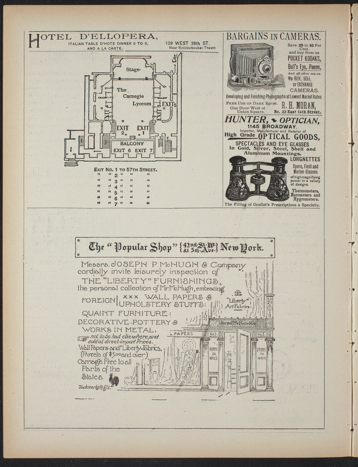 Stevens Institute Glee, Banjo, and Mandolin Clubs, March 9, 1897, program page 6