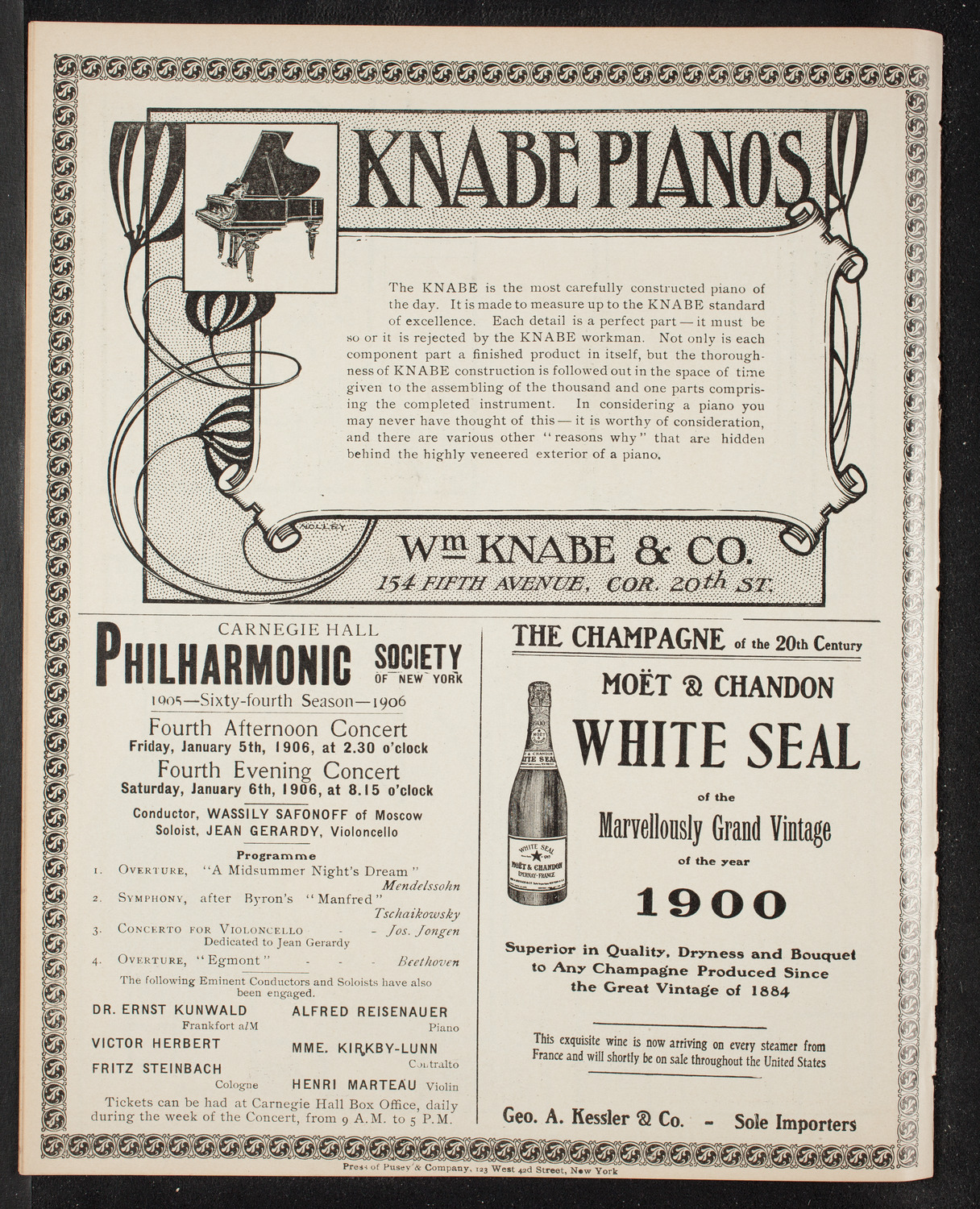 Symphony Concert for Young People, December 16, 1905, program page 12