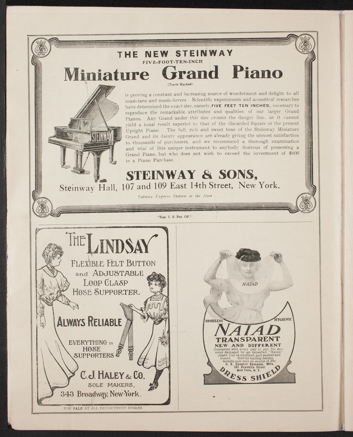 Marcella Sembrich, Soprano, Ignacy Jan Paderewski, Piano, and Timothy Adamowski, Violin, May 2, 1908, program page 4