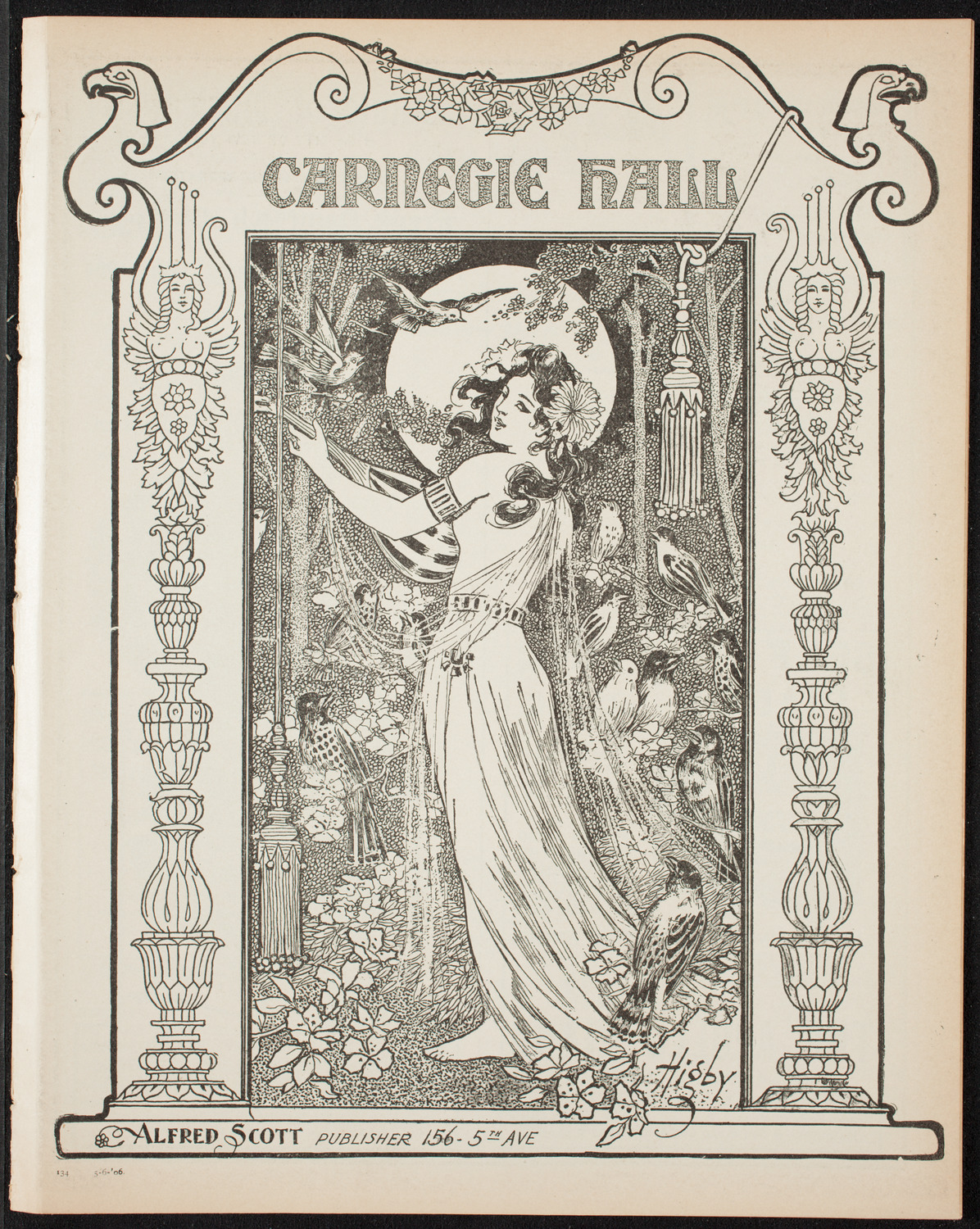 Men's Mass Meeting/ New York Festival Chorus and Orchestra, May 6, 1906, program page 1