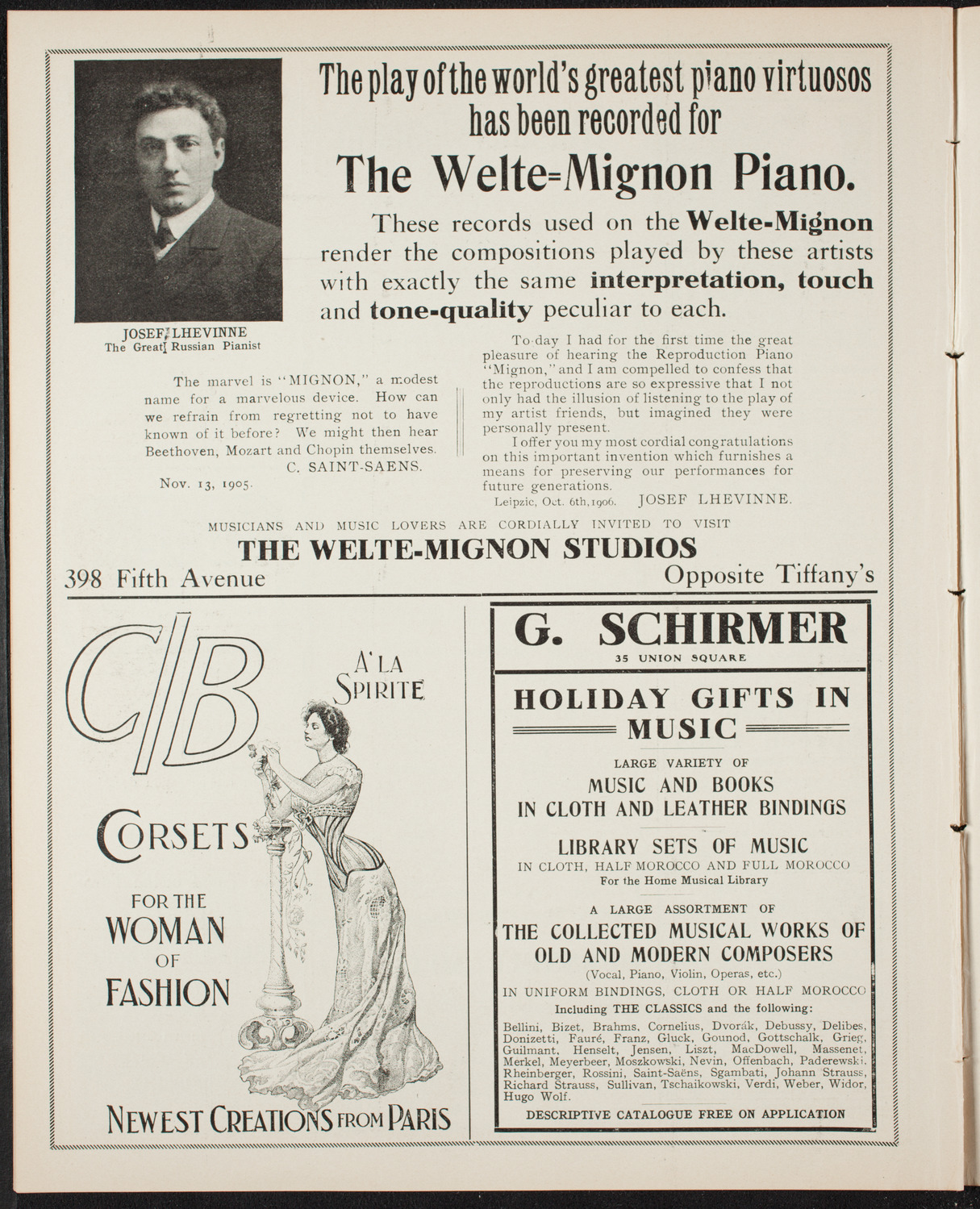 Symphony Concert for Young People, December 15, 1906, program page 8