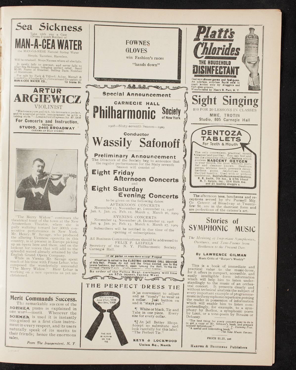 Graduation: New York Law School, June 18, 1908, program page 9