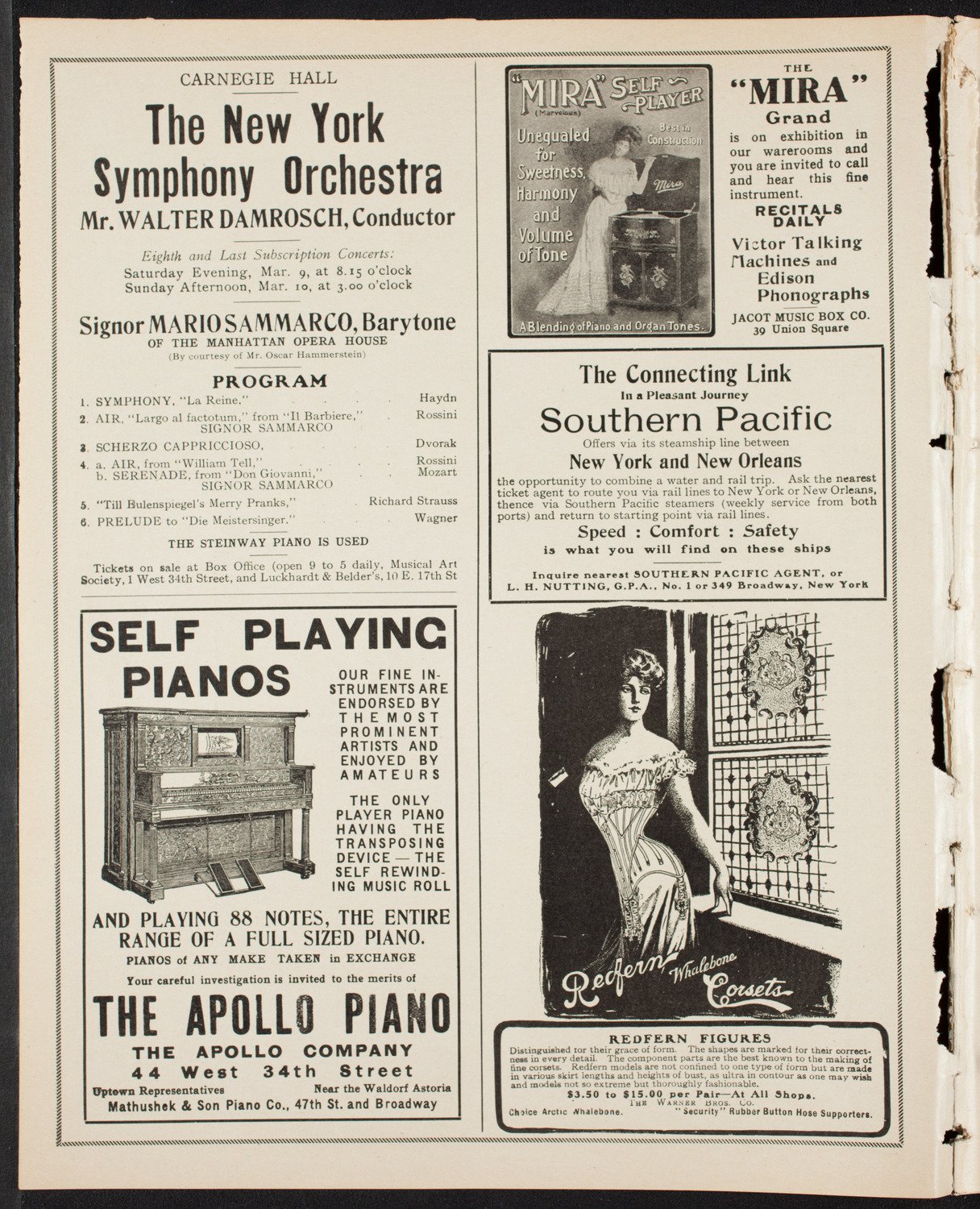 Elmendorf Lecture: Norway, March 3, 1907, program page 2